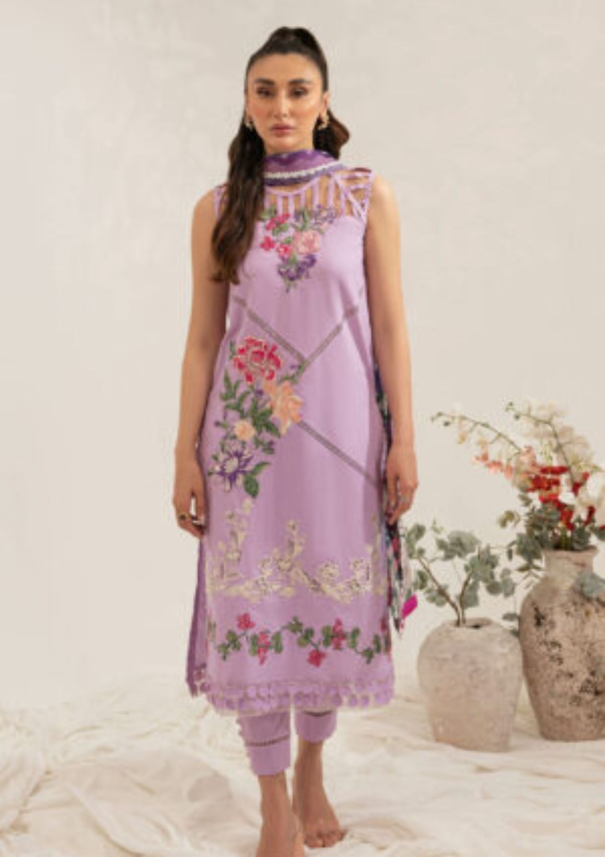 Lawn Collection - Asifa & Nabeel - Leia - LL#14 POPPY