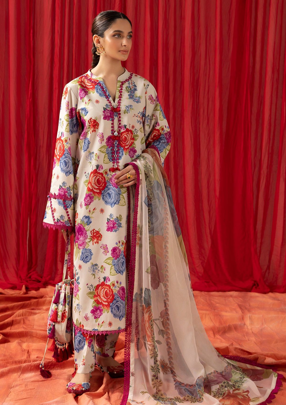 Lawn Collection - Alizeh - Sheen - ALS24#10 - LUNA ROSE