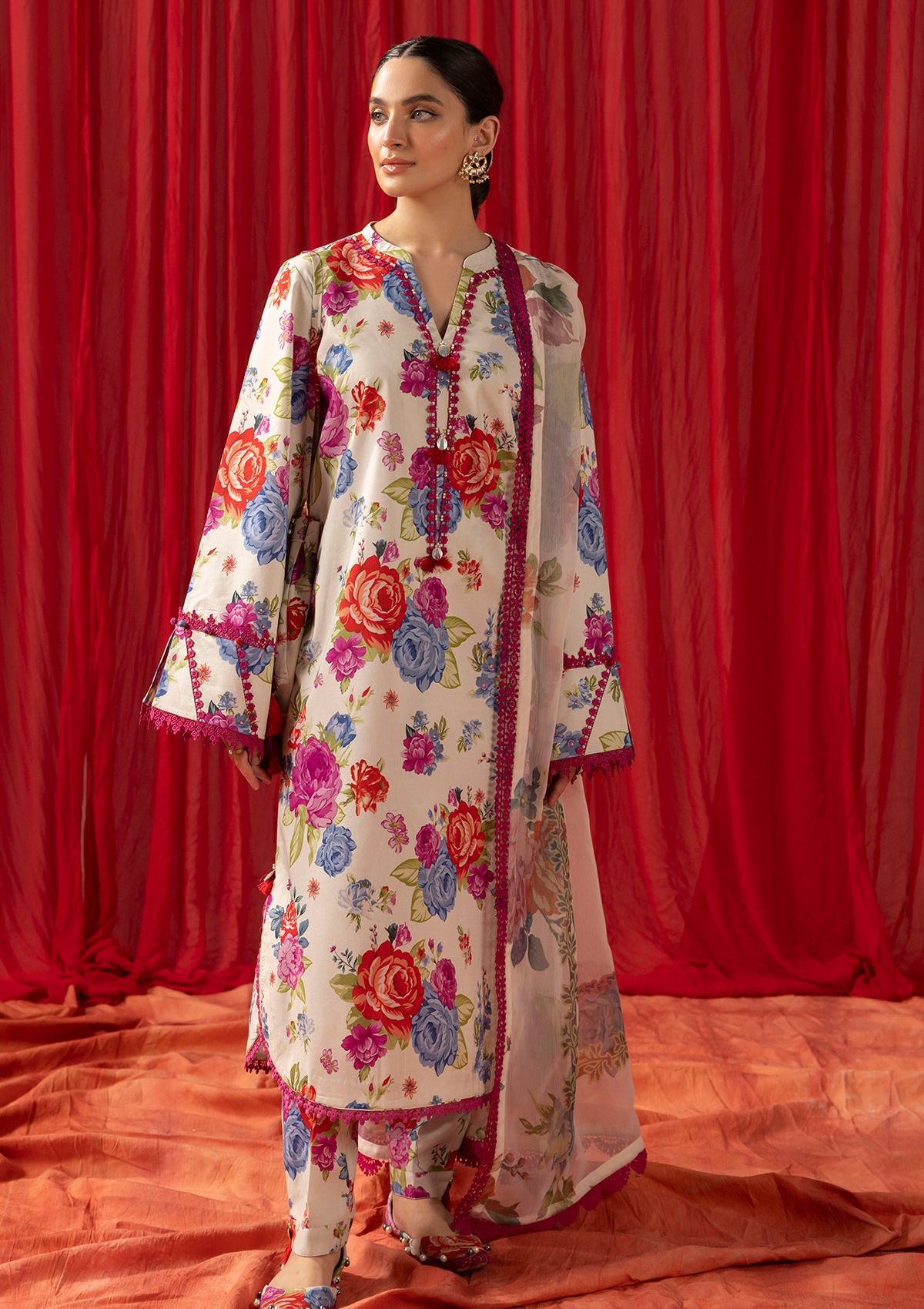 Lawn Collection - Alizeh - Sheen - ALS24#10 - LUNA ROSE