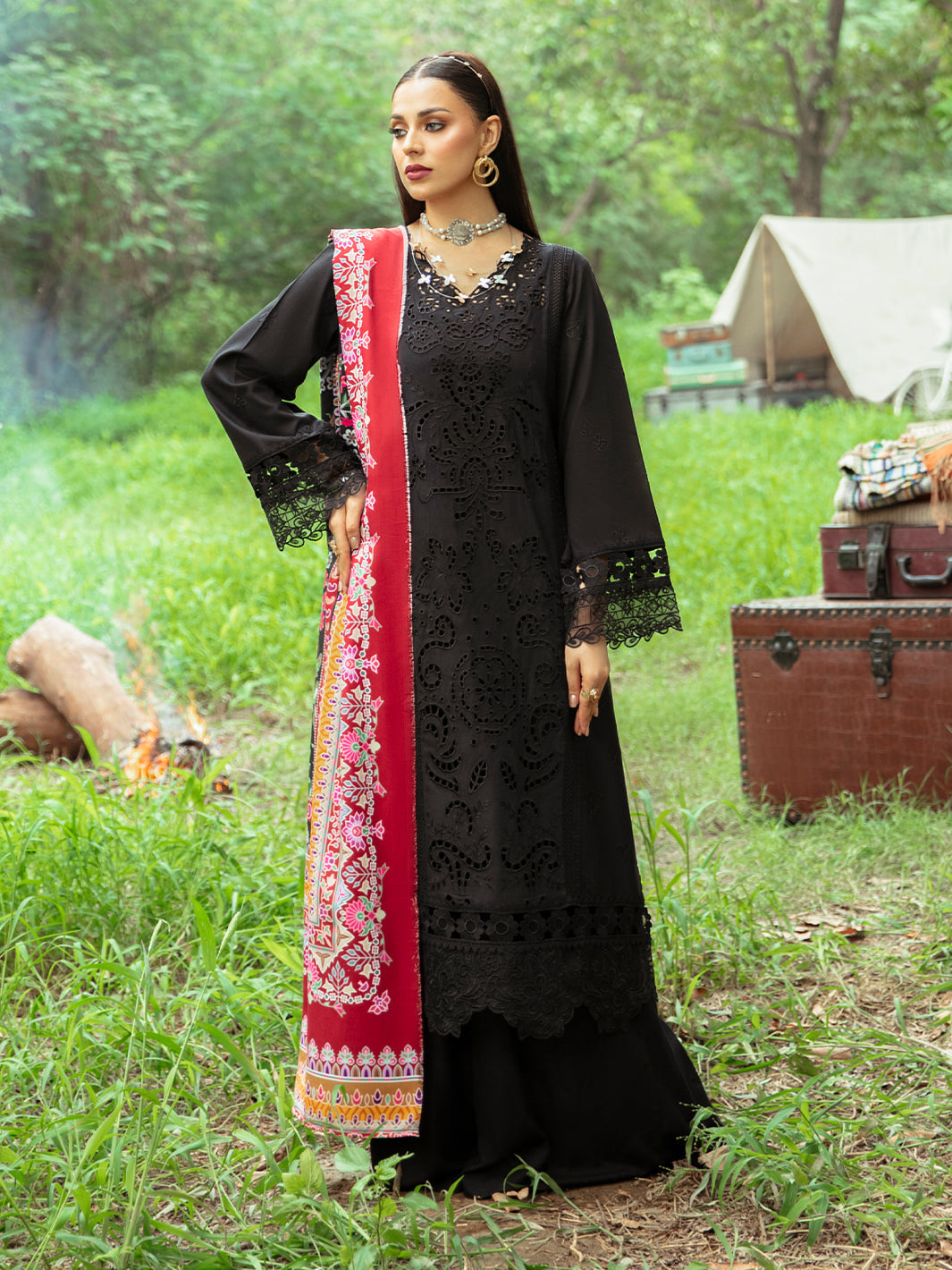 Mahnur | Hazel Winter 24 | LYLAH - Official Mahnur stockist in UK - Sakeena London