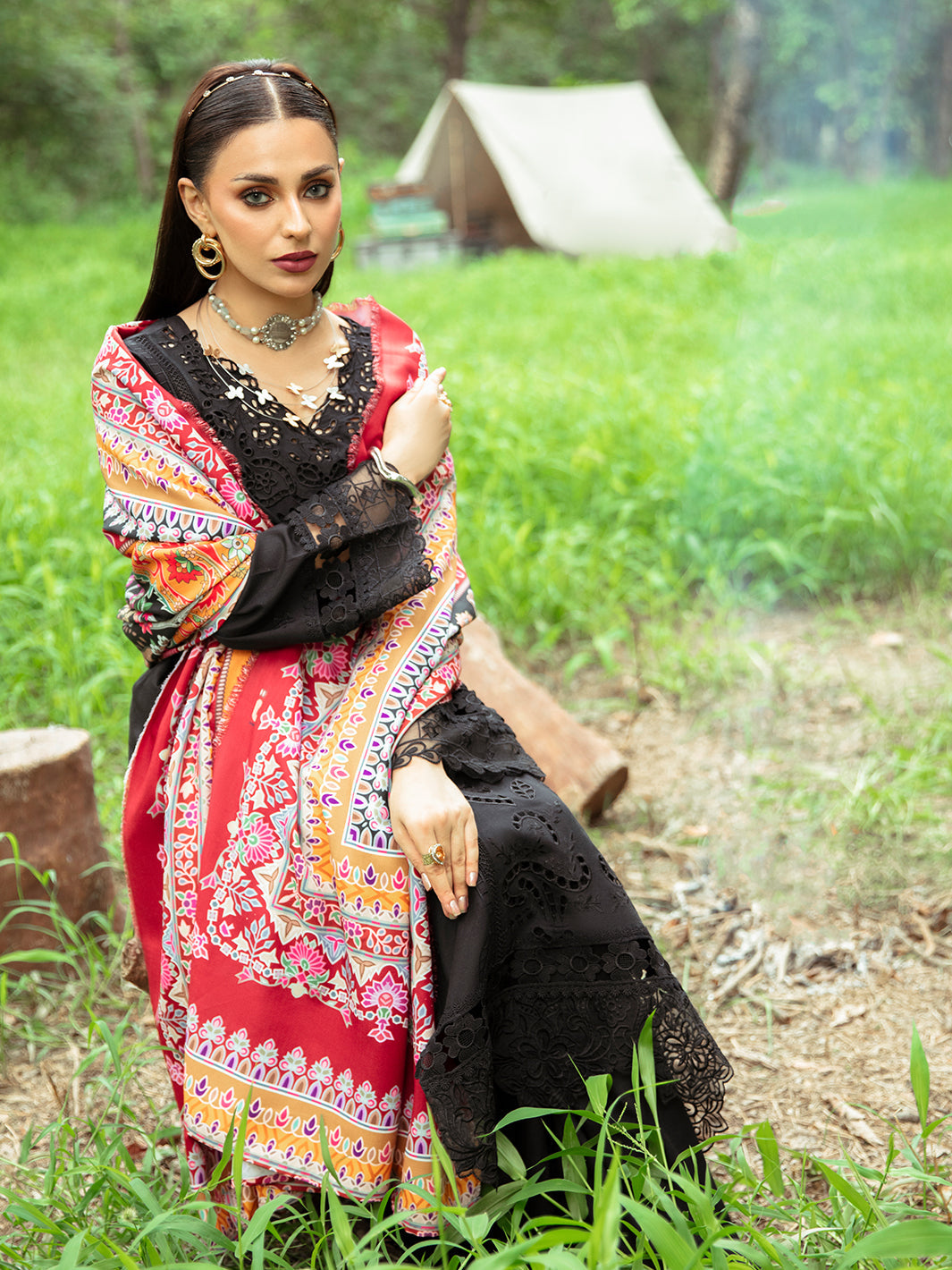 Mahnur | Hazel Winter 24 | LYLAH - Official Mahnur stockist in UK - Sakeena London