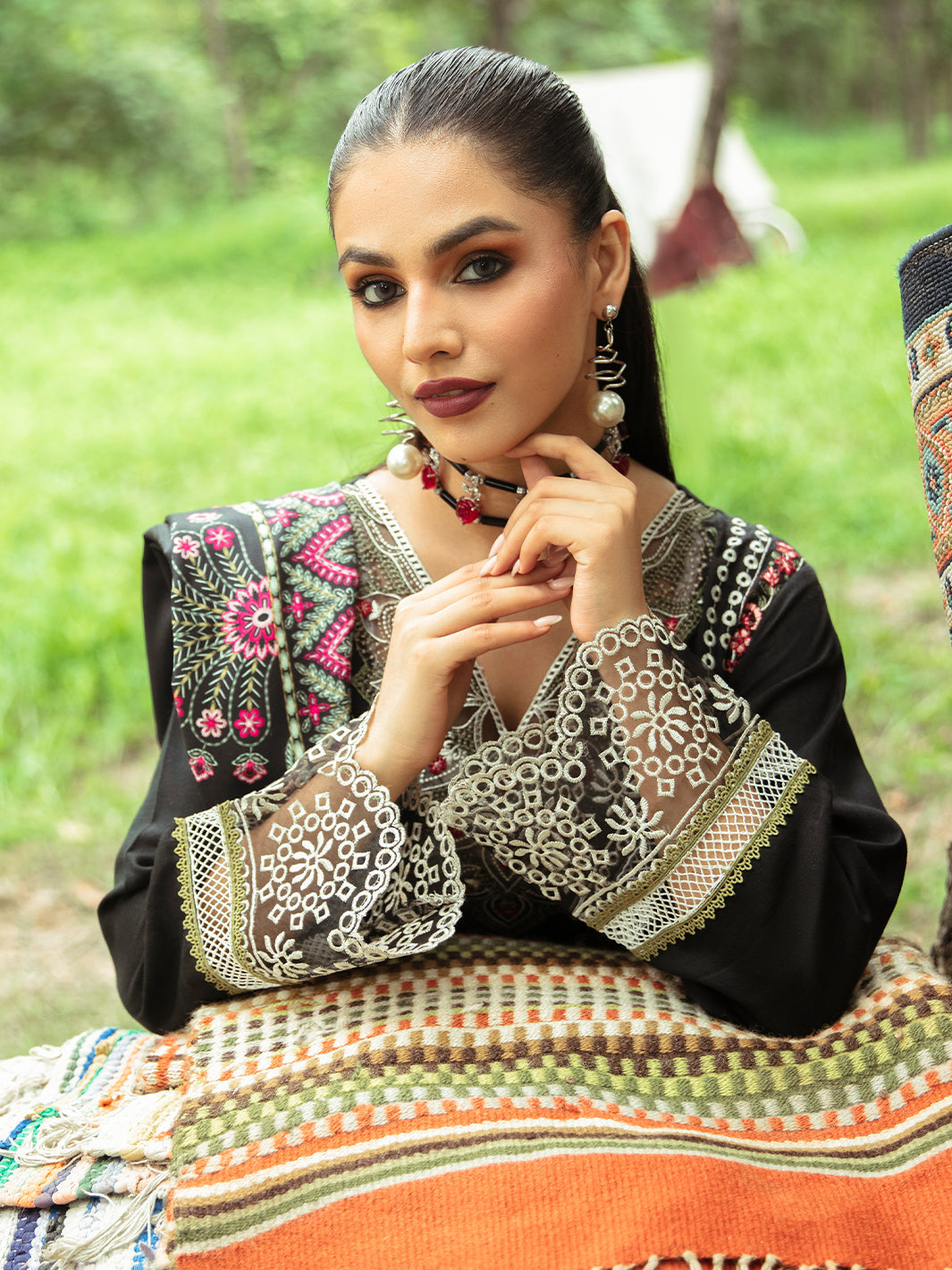 Mahnur | Hazel Winter 24 | LYLAH - Official Mahnur stockist in UK - Sakeena London