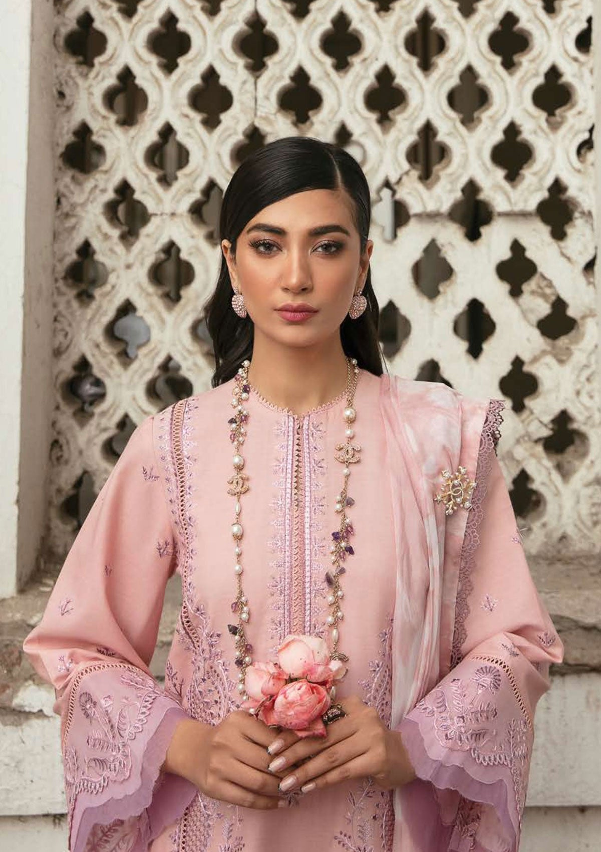Lawn Collection - Afrozeh - Lamhay - AL#03 (Roseate)