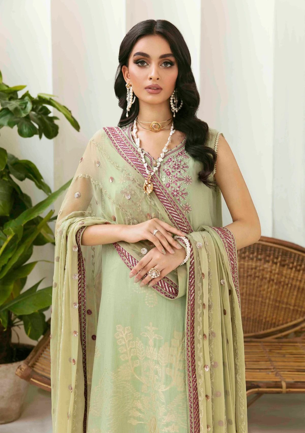 Lawn Collection - Nureh - Maya Jacquard - Cambric - NJ#41