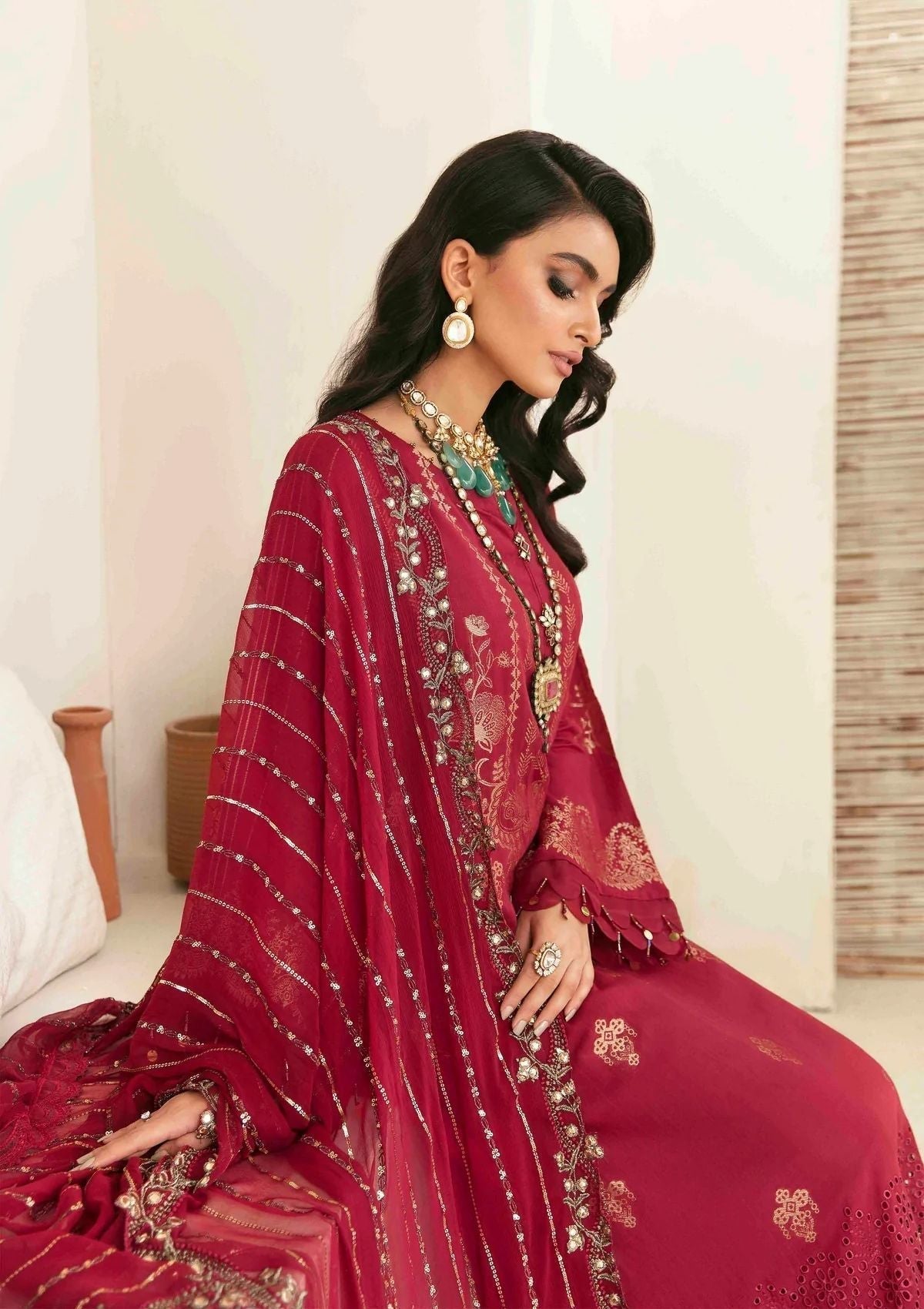 Lawn Collection - Nureh - Maya Jacquard - Cambric - NJ#43