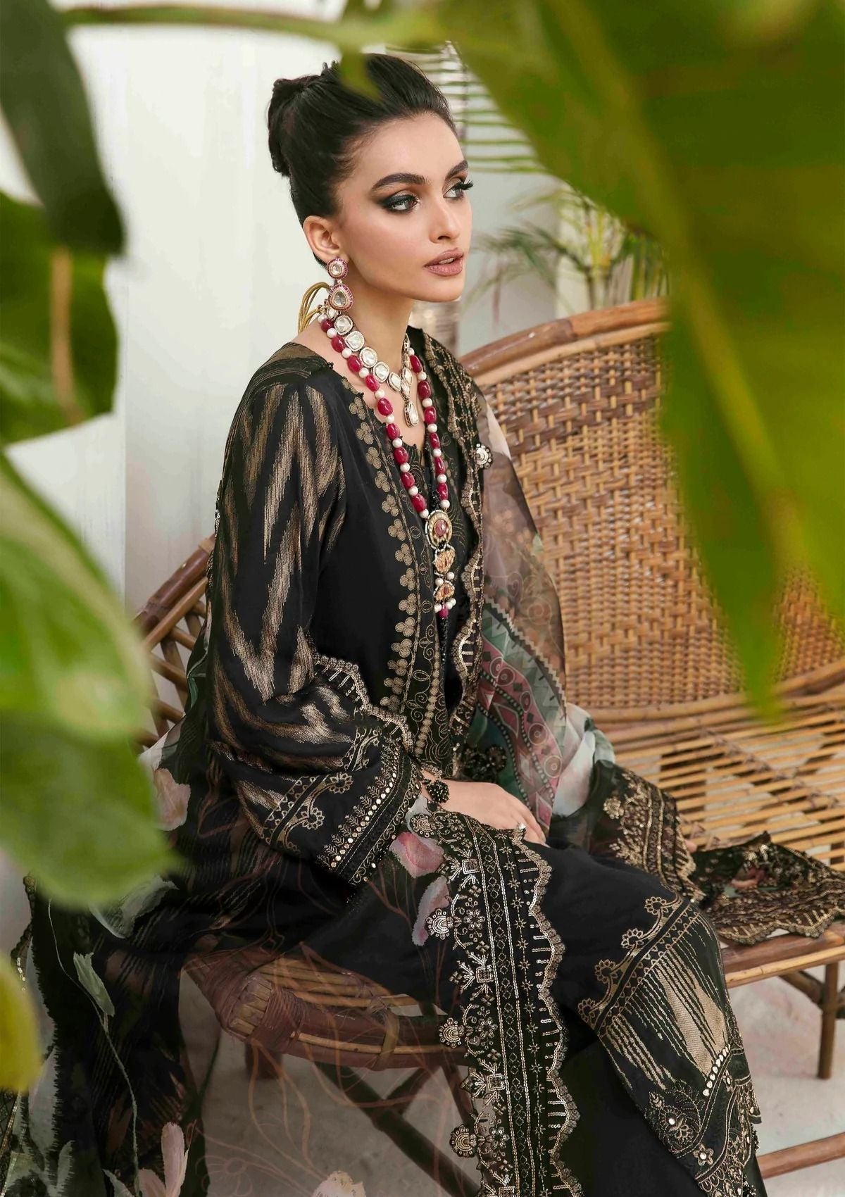 Lawn Collection - Nureh - Maya Jacquard - Cambric - NJ#44