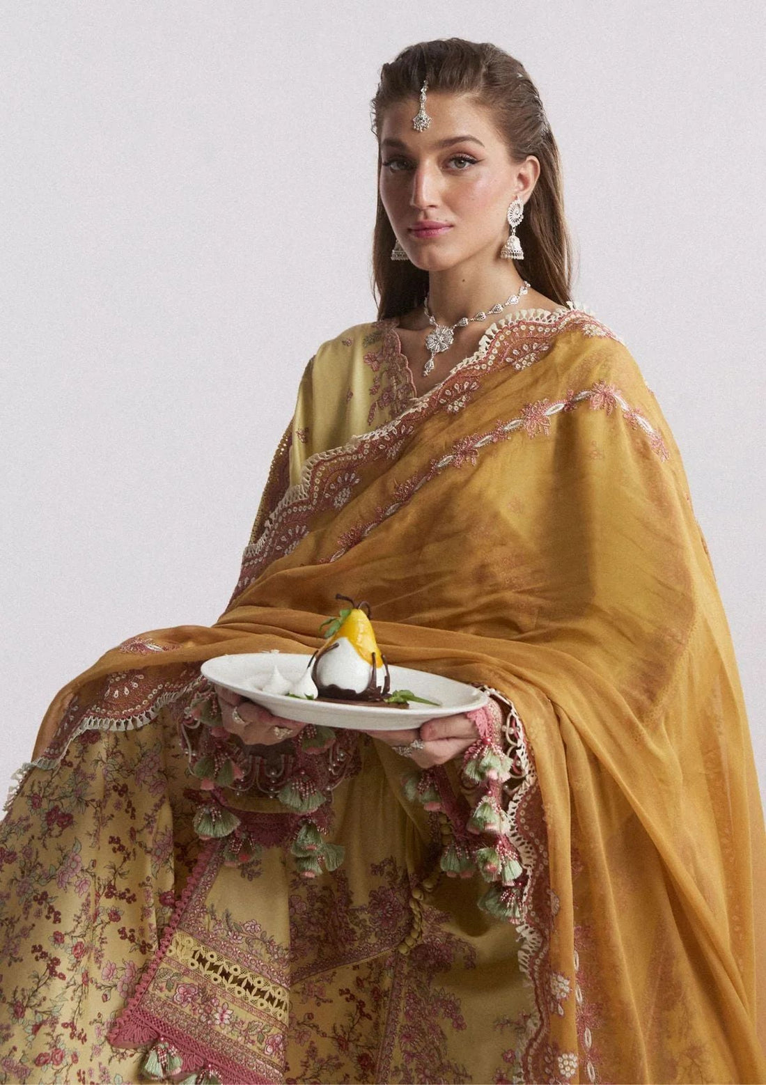 Lawn Collection - Hussain Rehar - Spring Summer - Eid Edit - Limone
