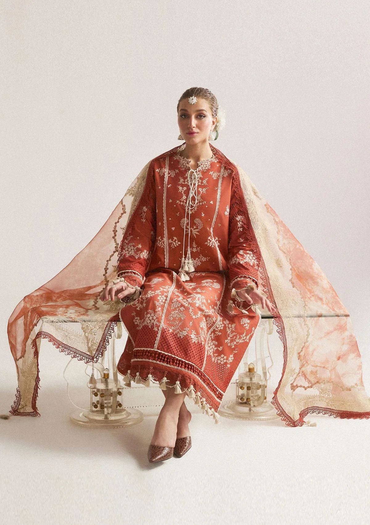 Lawn Collection - Hussain Rehar - Spring Summer - Eid Edit - Sienna