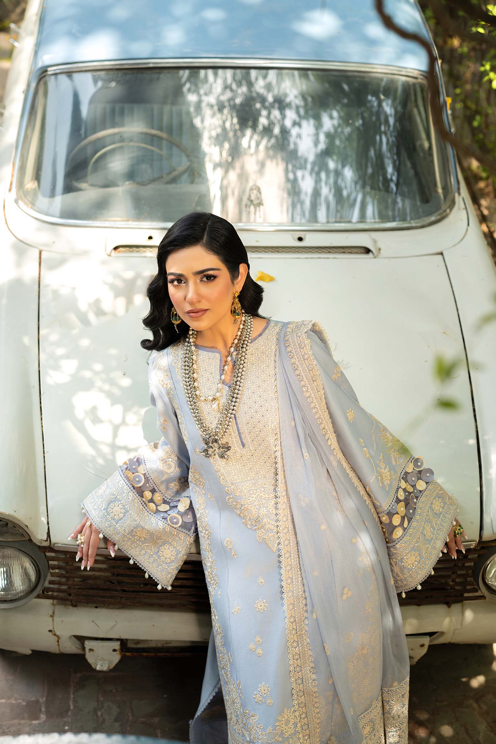 Maryam Hussain | Luxury Lawn 25 | Badal - Official Maryam Hussain stockist in UK - Sakeena London