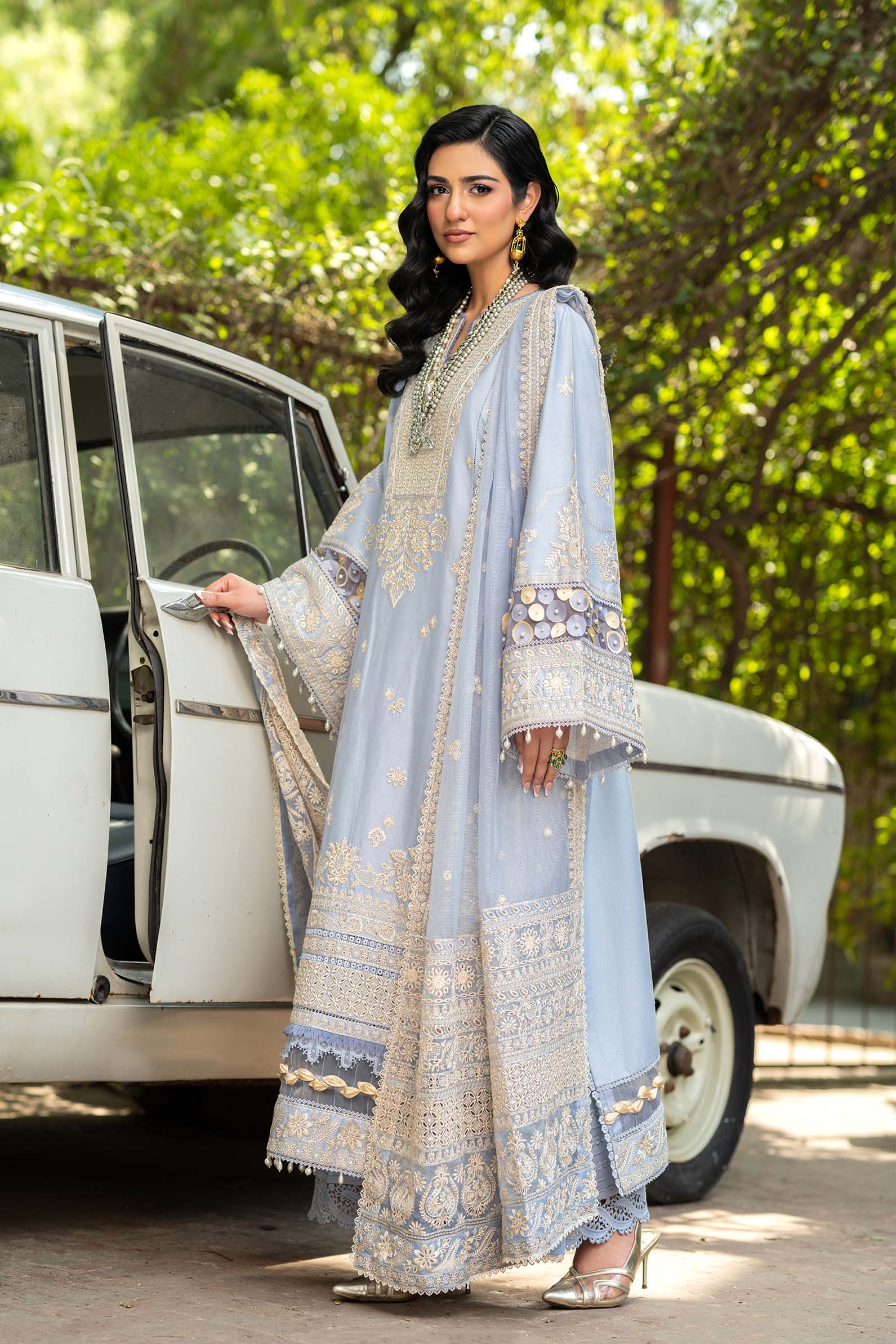 Maryam Hussain | Luxury Lawn 25 | Badal - Official Maryam Hussain stockist in UK - Sakeena London