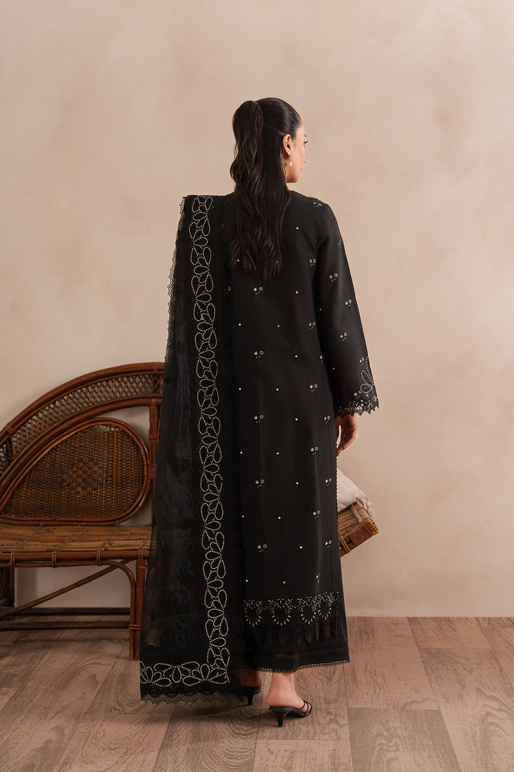 Afrozeh | Muted Muse 26 | Chalk