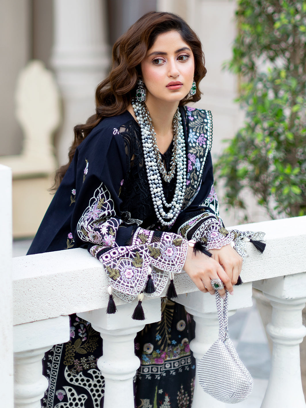 Mahnur | Sophie Luxury Lawn 25 | Lila - Official Mahnur stockist in UK - Sakeena London