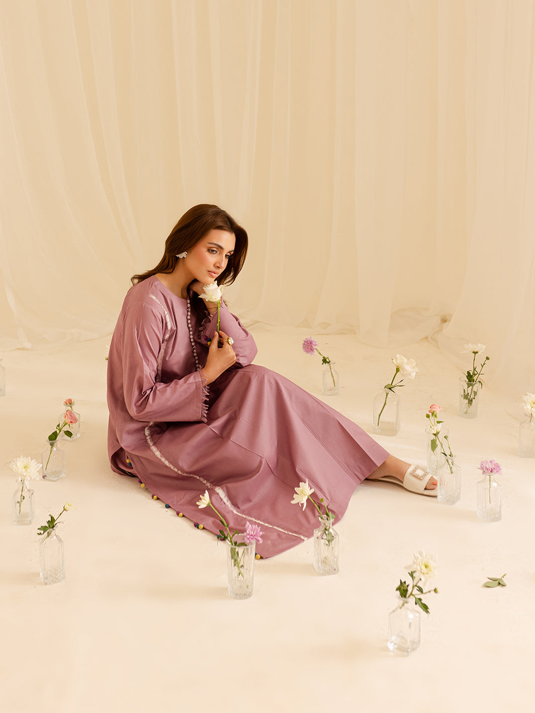 Mahnur | Petal Whispers Lawn Pret | Liliosa - Official Mahnur stockist in UK - Sakeena London