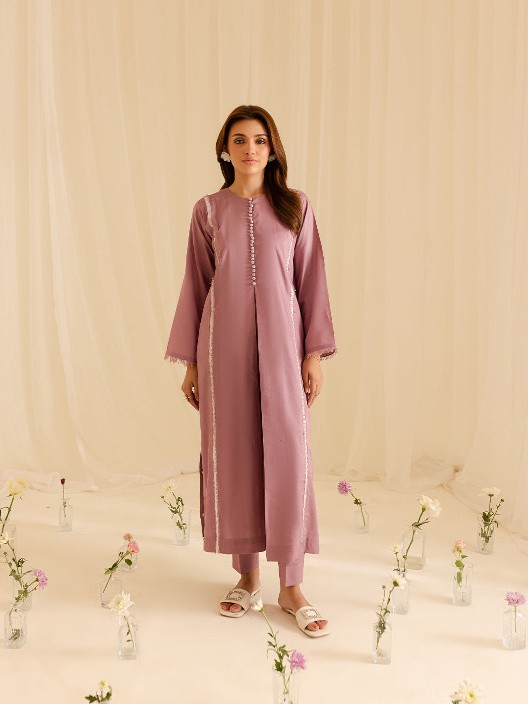 Mahnur | Petal Whispers Lawn Pret | Liliosa - Official Mahnur stockist in UK - Sakeena London