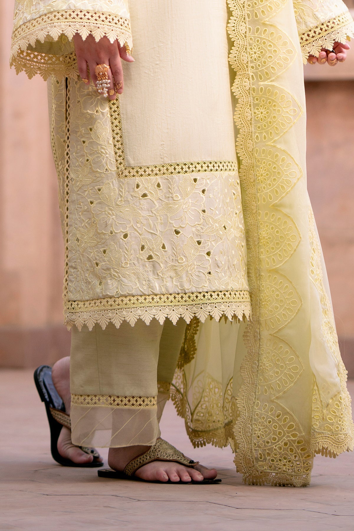 Fozia Khalid | Kahani Silk Luxury Dresses | Suraiya - Official Fozia Khalid stockist in UK - Sakeena London