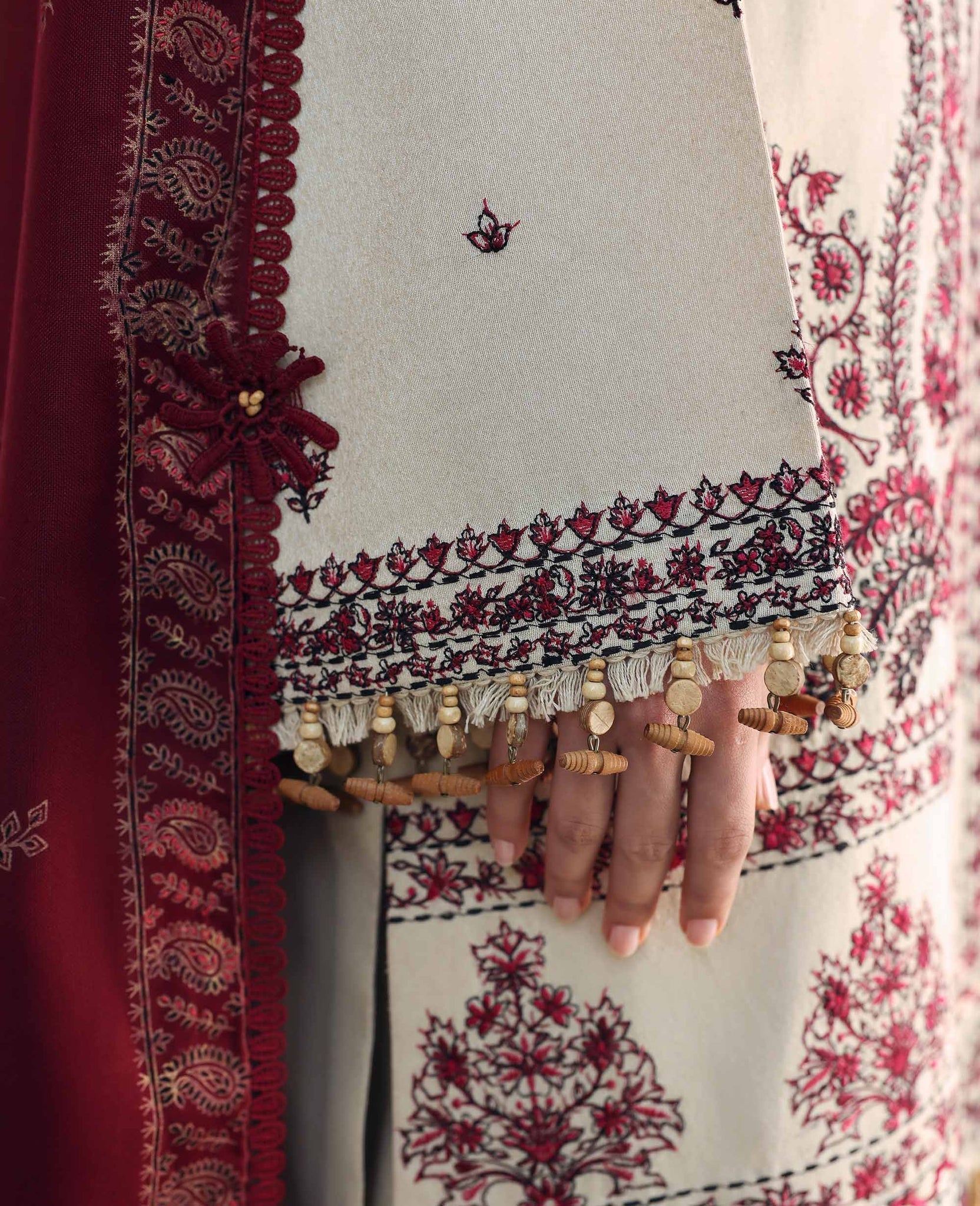 Republic Womenswear | Amaris Luxury Shawl 25 | Liora - Official Republic Womenswear stockist in UK - Sakeena London