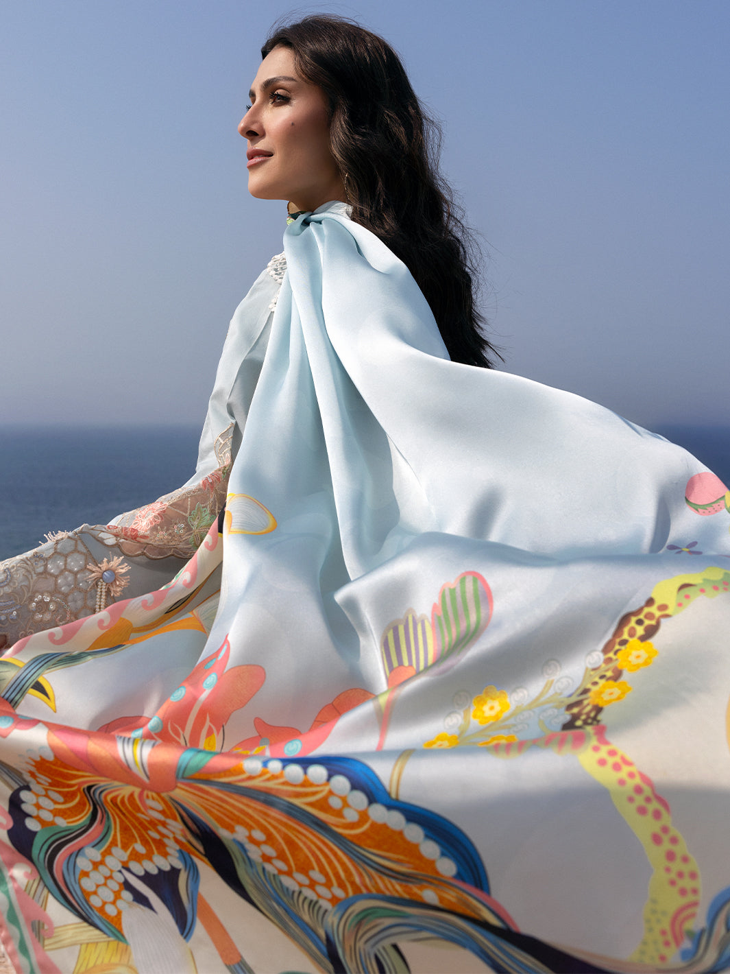Mahnur | Sirena Luxury Lawn 25 | Luna - Official Mahnur stockist in UK - Sakeena London