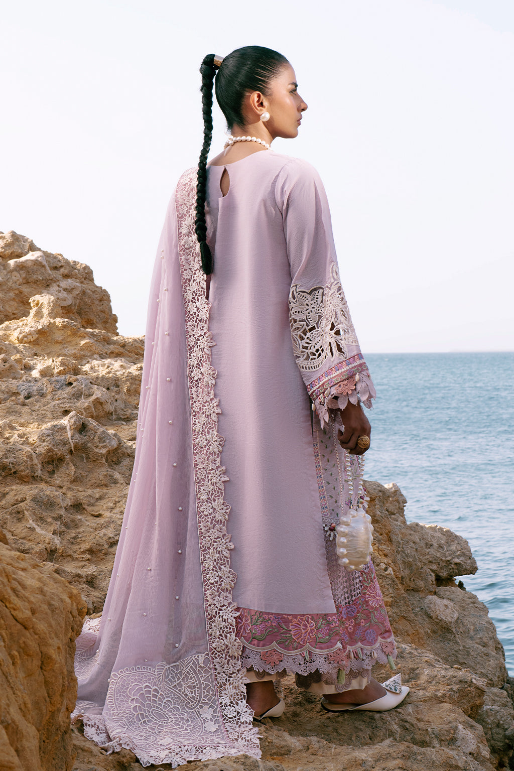 AJR Couture | Dastan Luxury Lawn 25 | Luxe - Official AJR Couture stockist in UK - Sakeena London