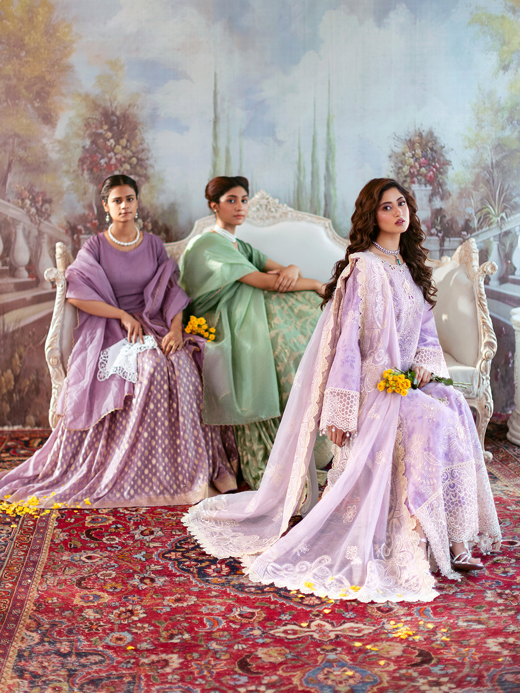 Mahnur | Sophie Luxury Lawn 25 | Lyrell - Official Mahnur stockist in UK - Sakeena London