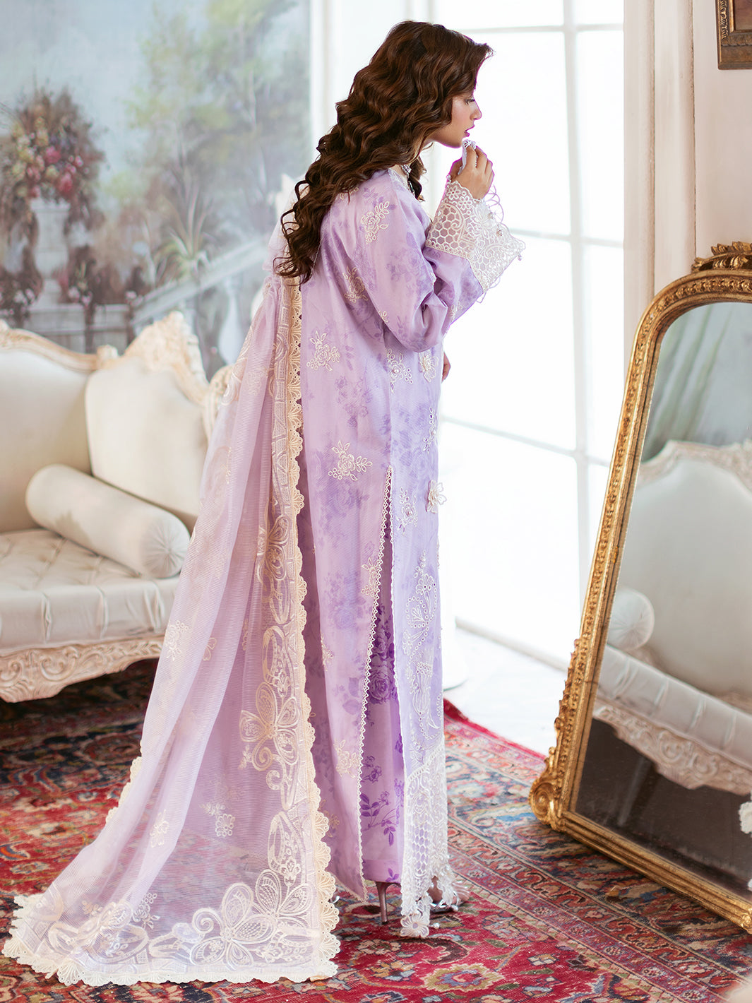 Mahnur | Sophie Luxury Lawn 25 | Lyrell - Official Mahnur stockist in UK - Sakeena London
