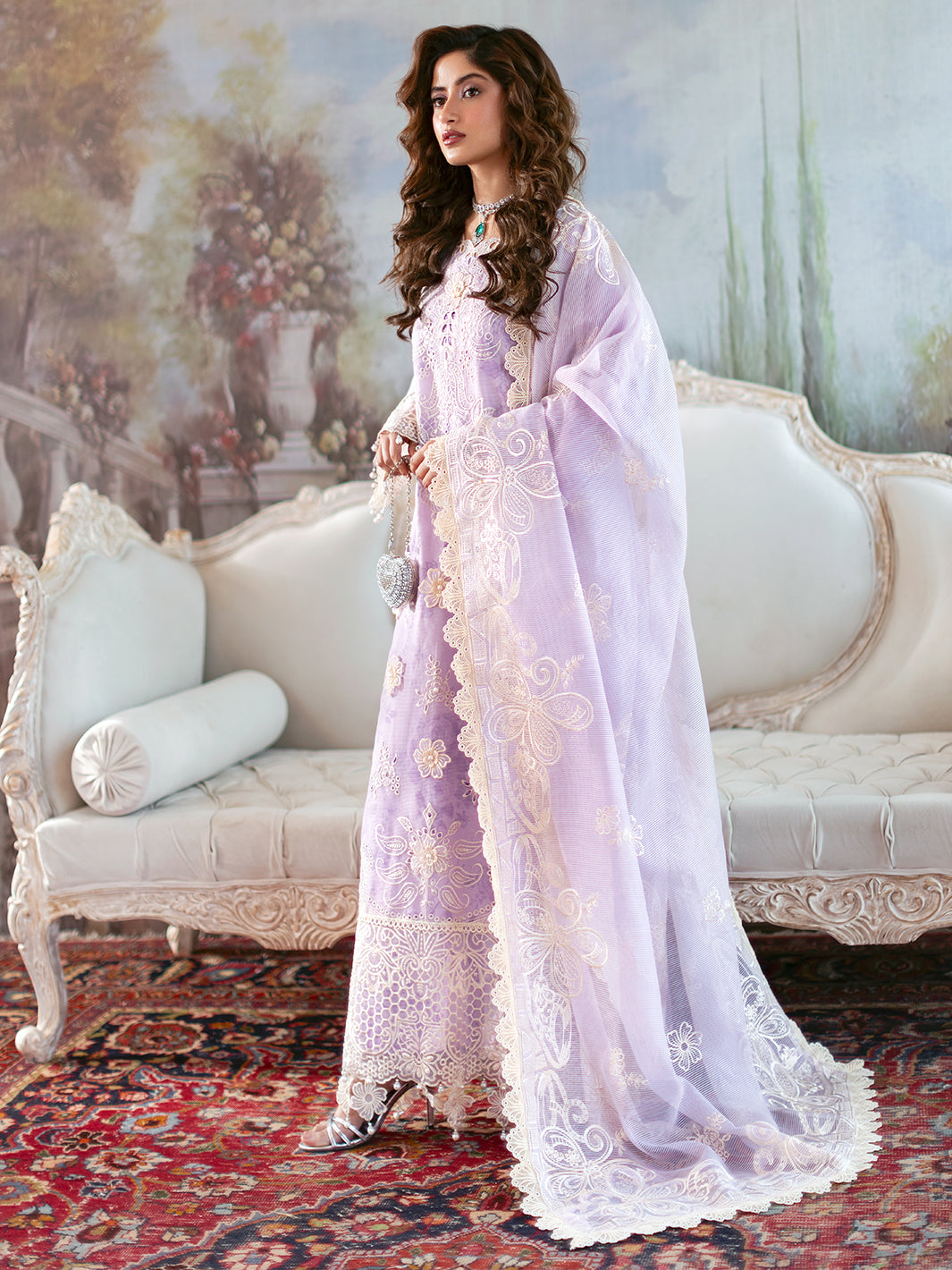 Mahnur | Sophie Luxury Lawn 25 | Lyrell - Official Mahnur stockist in UK - Sakeena London