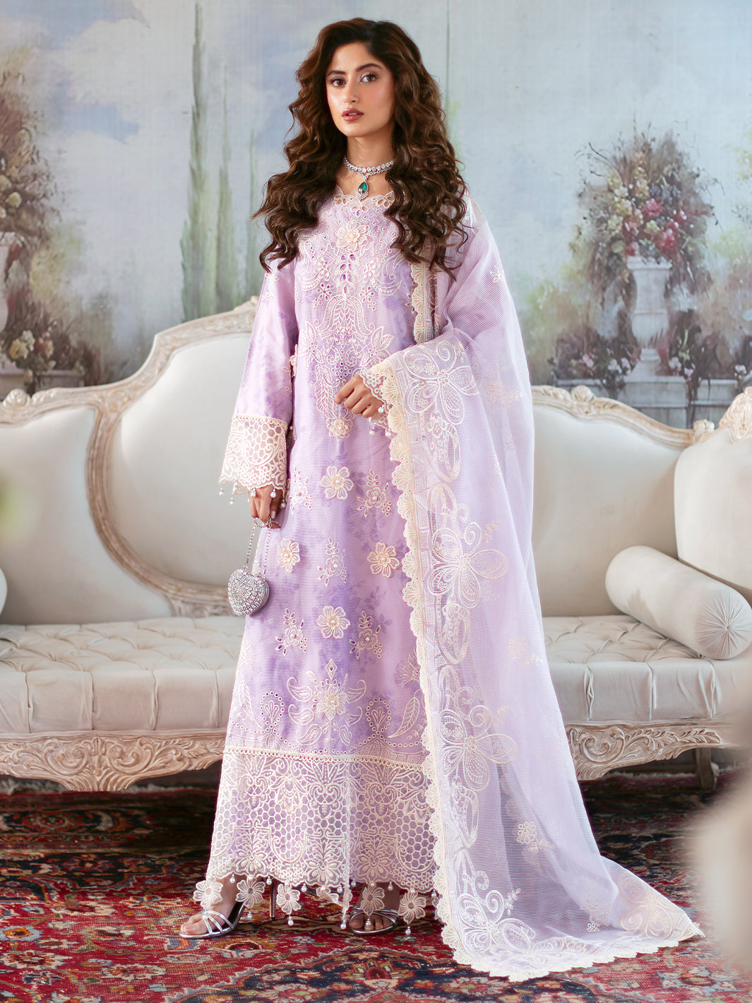Mahnur | Sophie Luxury Lawn 25 | Lyrell - Official Mahnur stockist in UK - Sakeena London