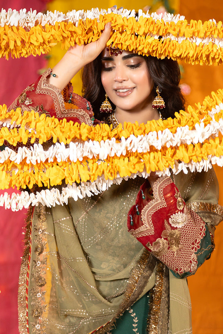 Imrozia Premium | Shagun Formals | M-102 Zarva - Official Imrozia Premium stockist in UK - Sakeena London