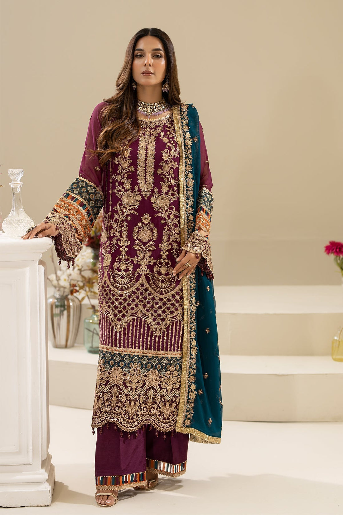 Imrozia Premium | Nisha Collection | M-84 ZEHAK - Official Imrozia Premium stockist in UK - Sakeena London