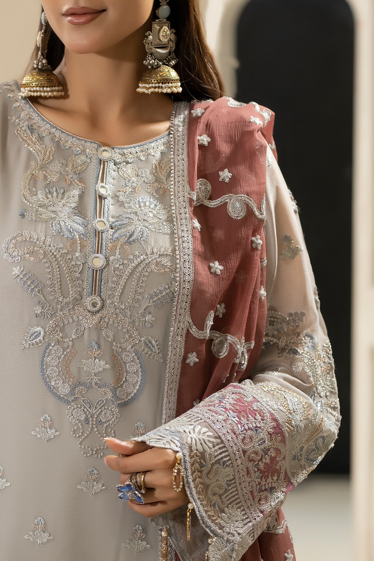 Imrozia Premium | Nisha Collection | M-85 MEHZA - Official Imrozia Premium stockist in UK - Sakeena London