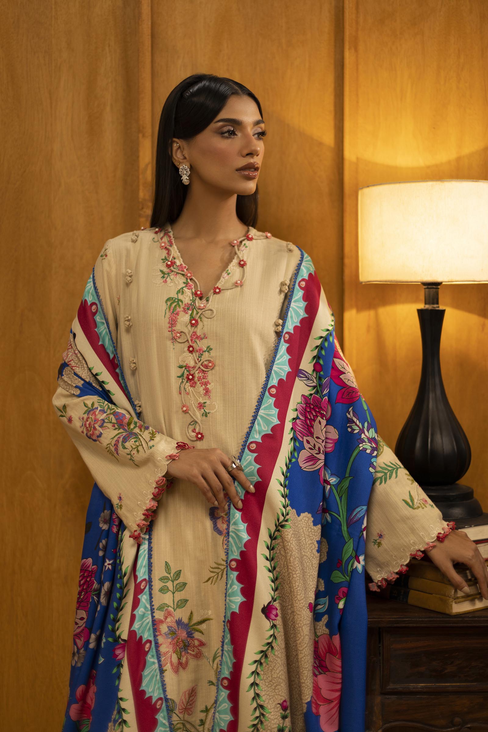 Sana Safinaz | Muzlin Winter 25 | M253-001A - Official Sana Safinaz stockist in UK - Sakeena London