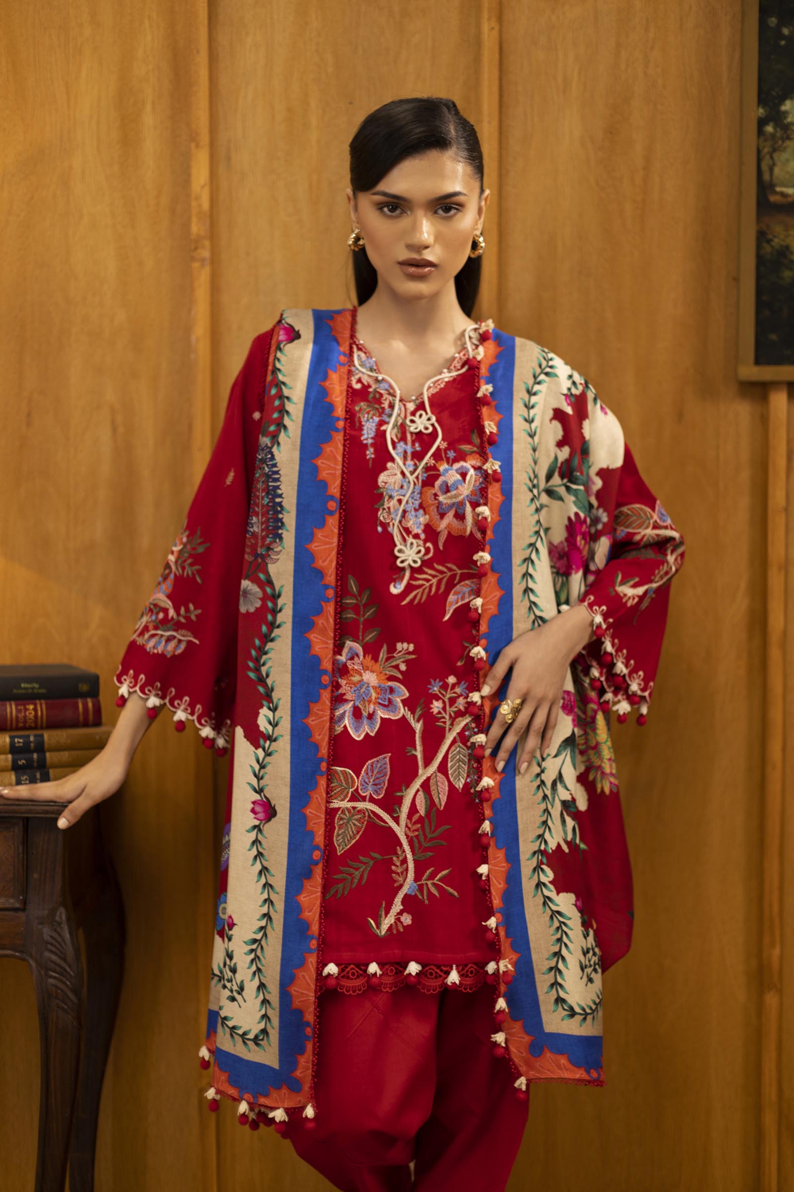 Sana Safinaz | Muzlin Winter 25 | M253-001B - Official Sana Safinaz stockist in UK - Sakeena London