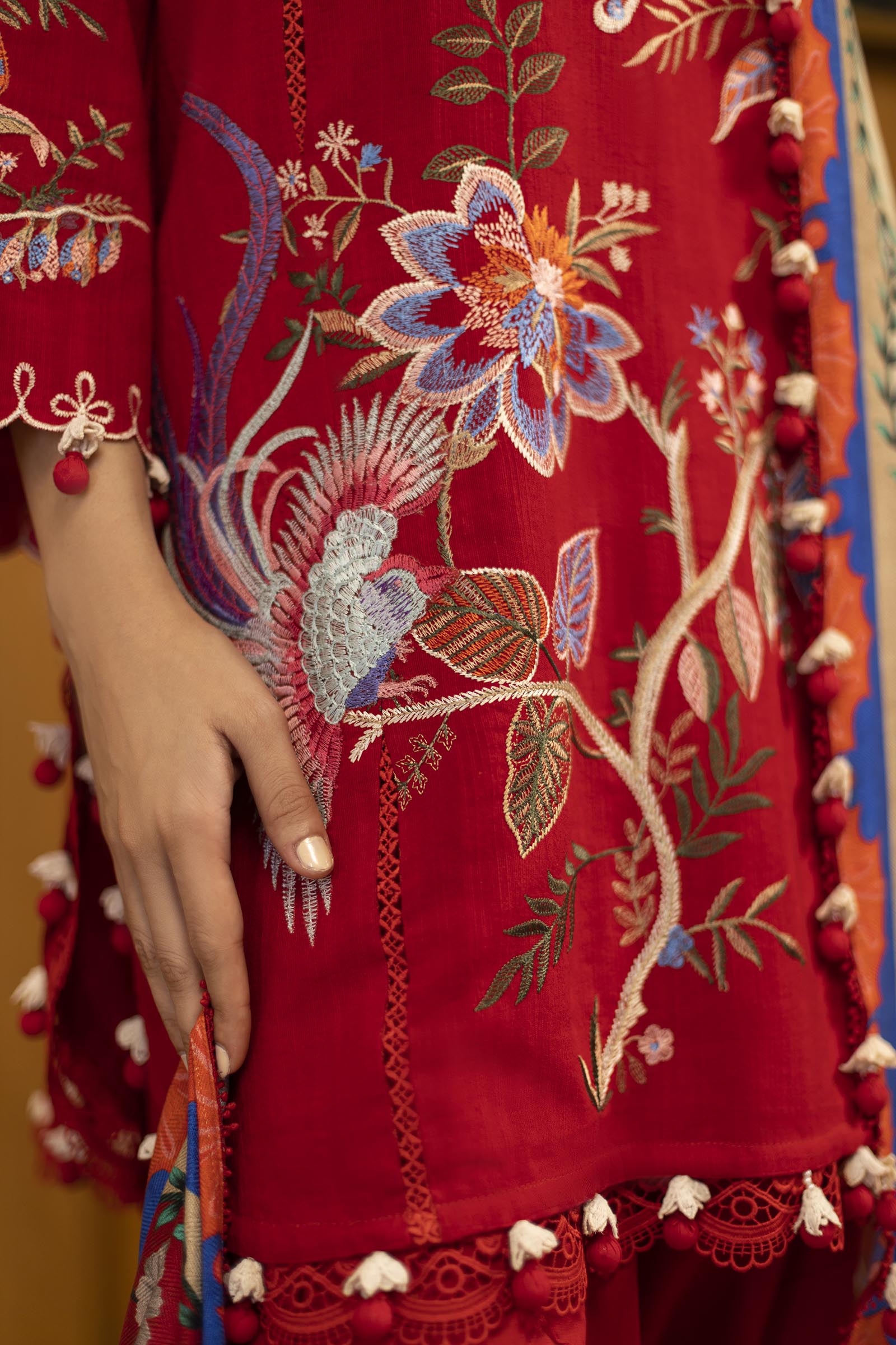 Sana Safinaz | Muzlin Winter 25 | M253-001B - Official Sana Safinaz stockist in UK - Sakeena London