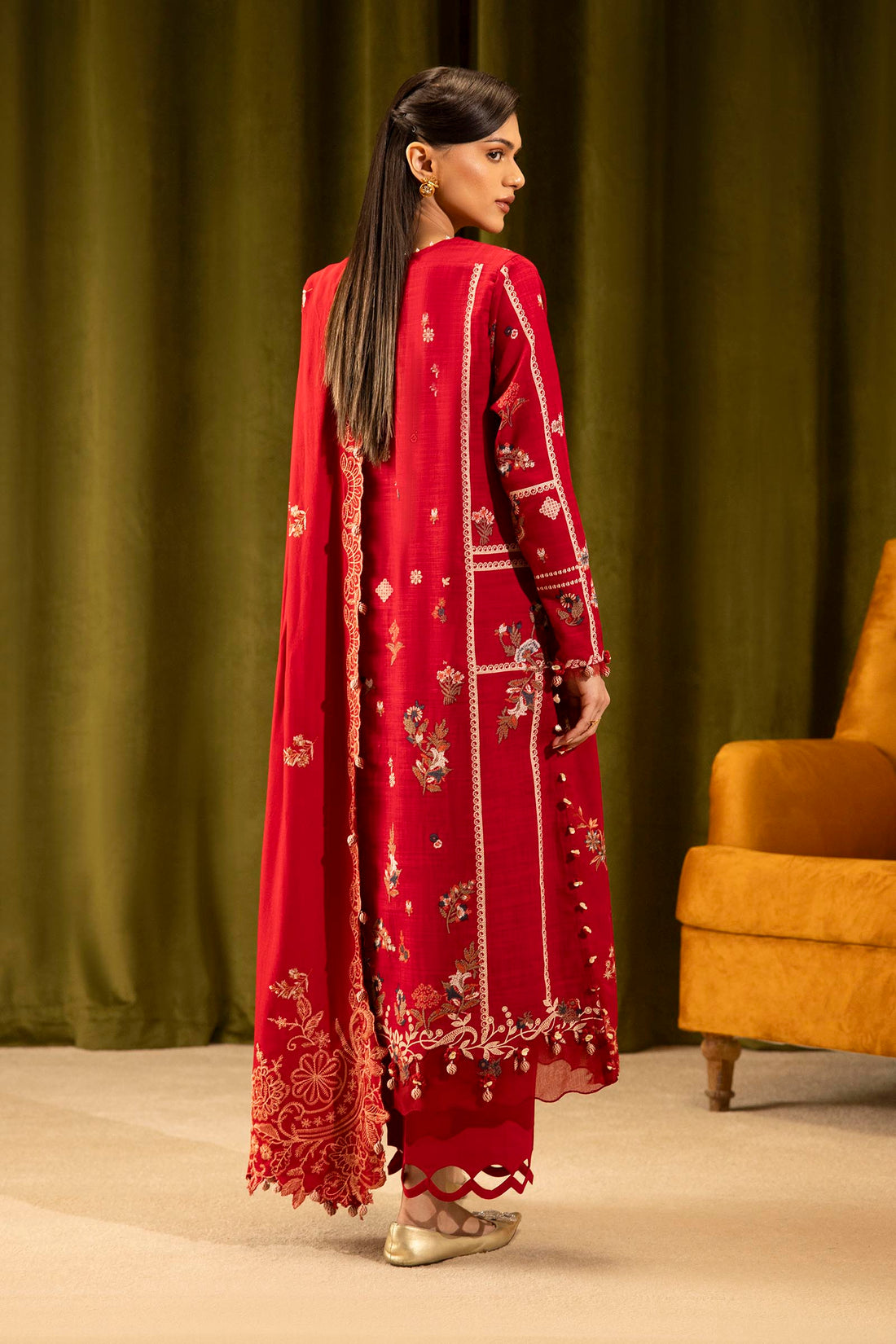 Sana Safinaz | Muzlin Winter 25 | M253-002A - Official Sana Safinaz stockist in UK - Sakeena London