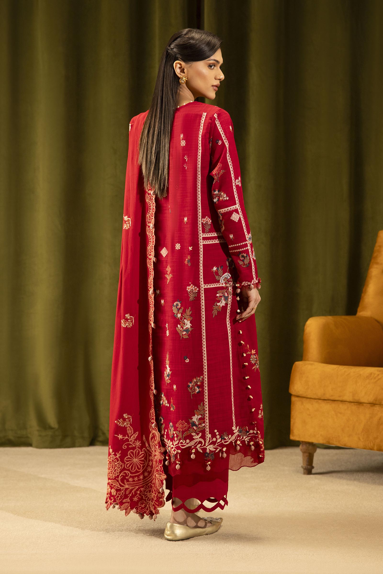 Sana Safinaz | Muzlin Winter 25 | M253-002A - Official Sana Safinaz stockist in UK - Sakeena London