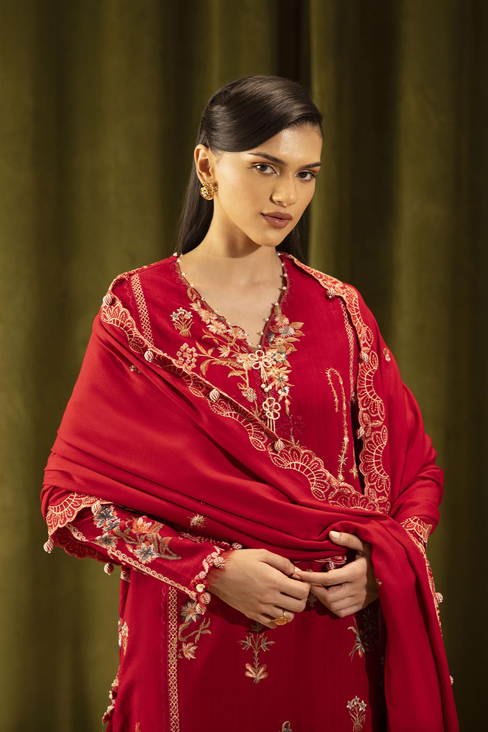 Sana Safinaz | Muzlin Winter 25 | M253-002A - Official Sana Safinaz stockist in UK - Sakeena London