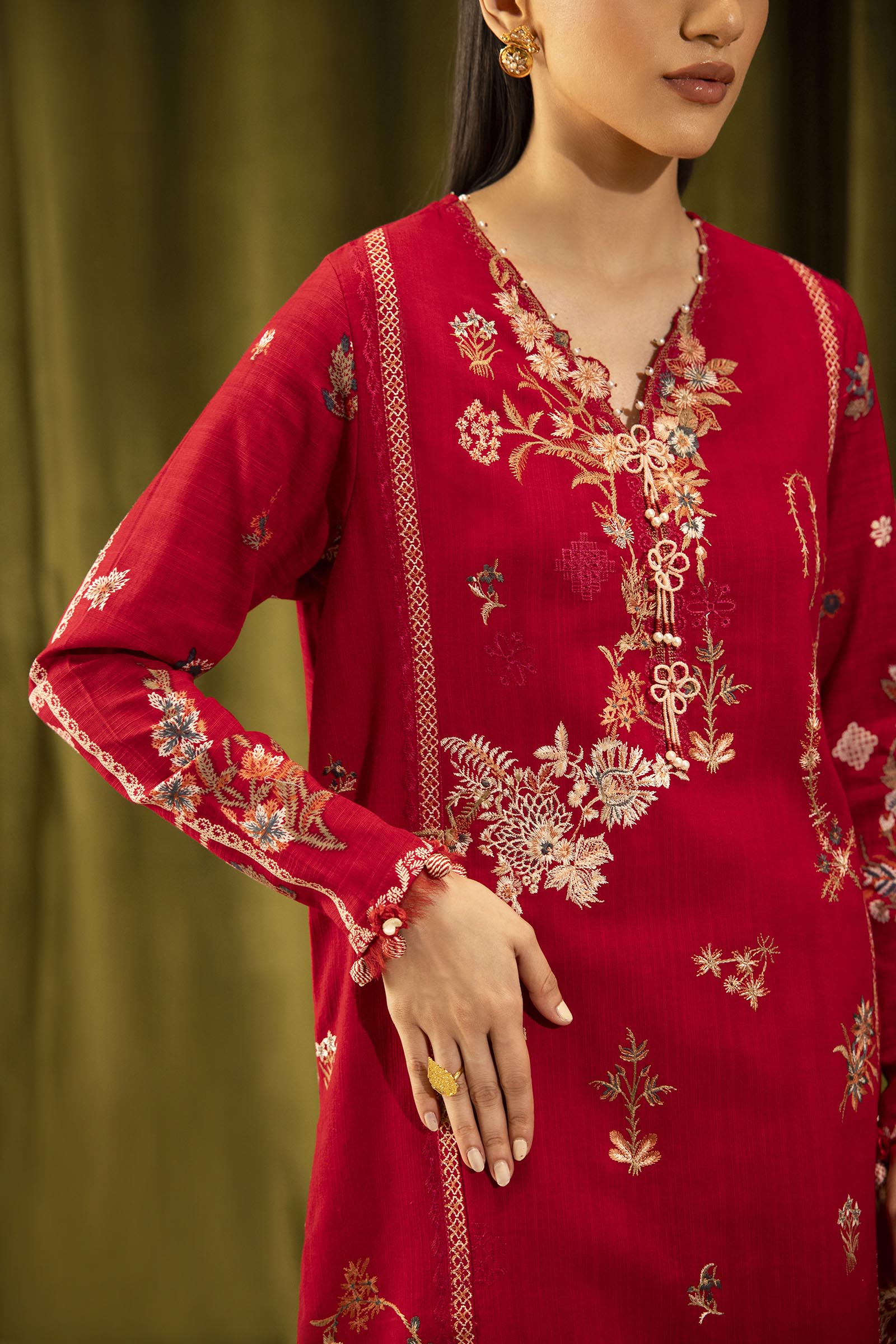 Sana Safinaz | Muzlin Winter 25 | M253-002A - Official Sana Safinaz stockist in UK - Sakeena London