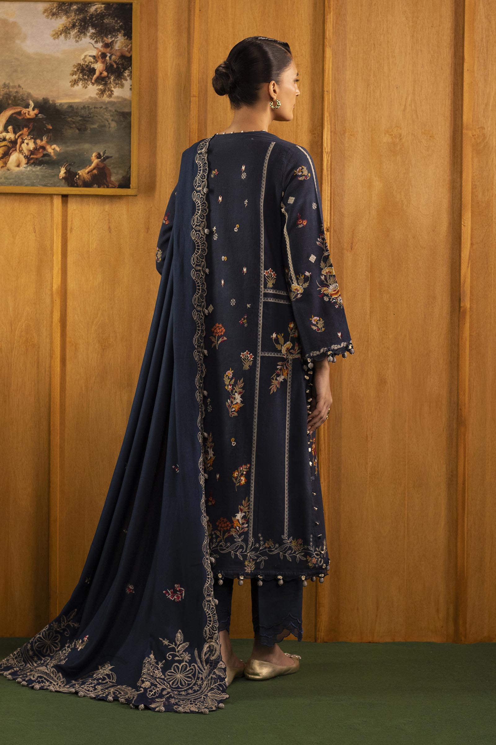Sana Safinaz | Muzlin Winter 25 | M253-002B - Official Sana Safinaz stockist in UK - Sakeena London