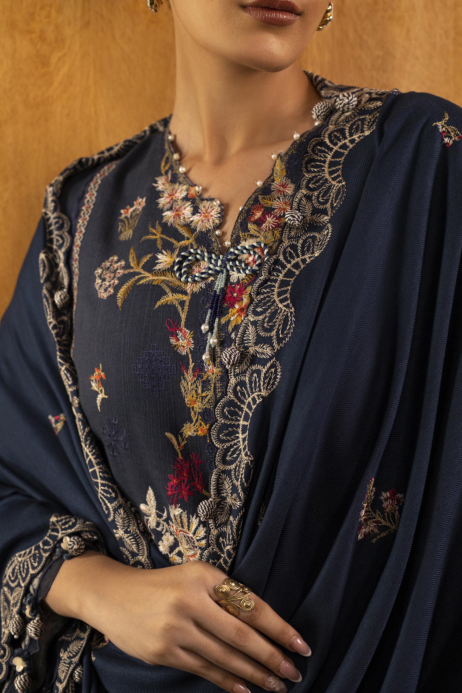 Sana Safinaz | Muzlin Winter 25 | M253-002B - Official Sana Safinaz stockist in UK - Sakeena London