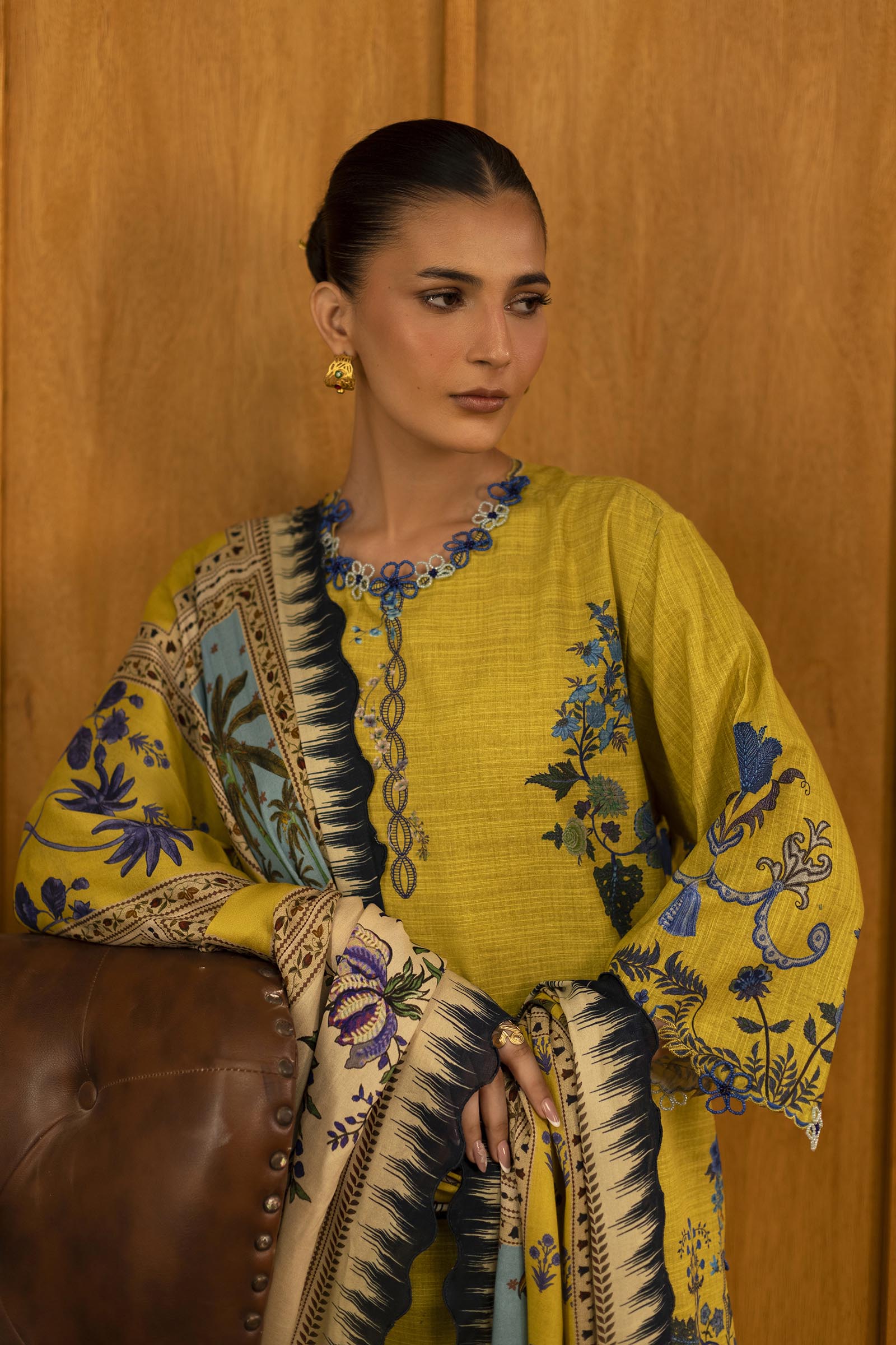 Sana Safinaz | Muzlin Winter 25 | M253-004A - Official Sana Safinaz stockist in UK - Sakeena London