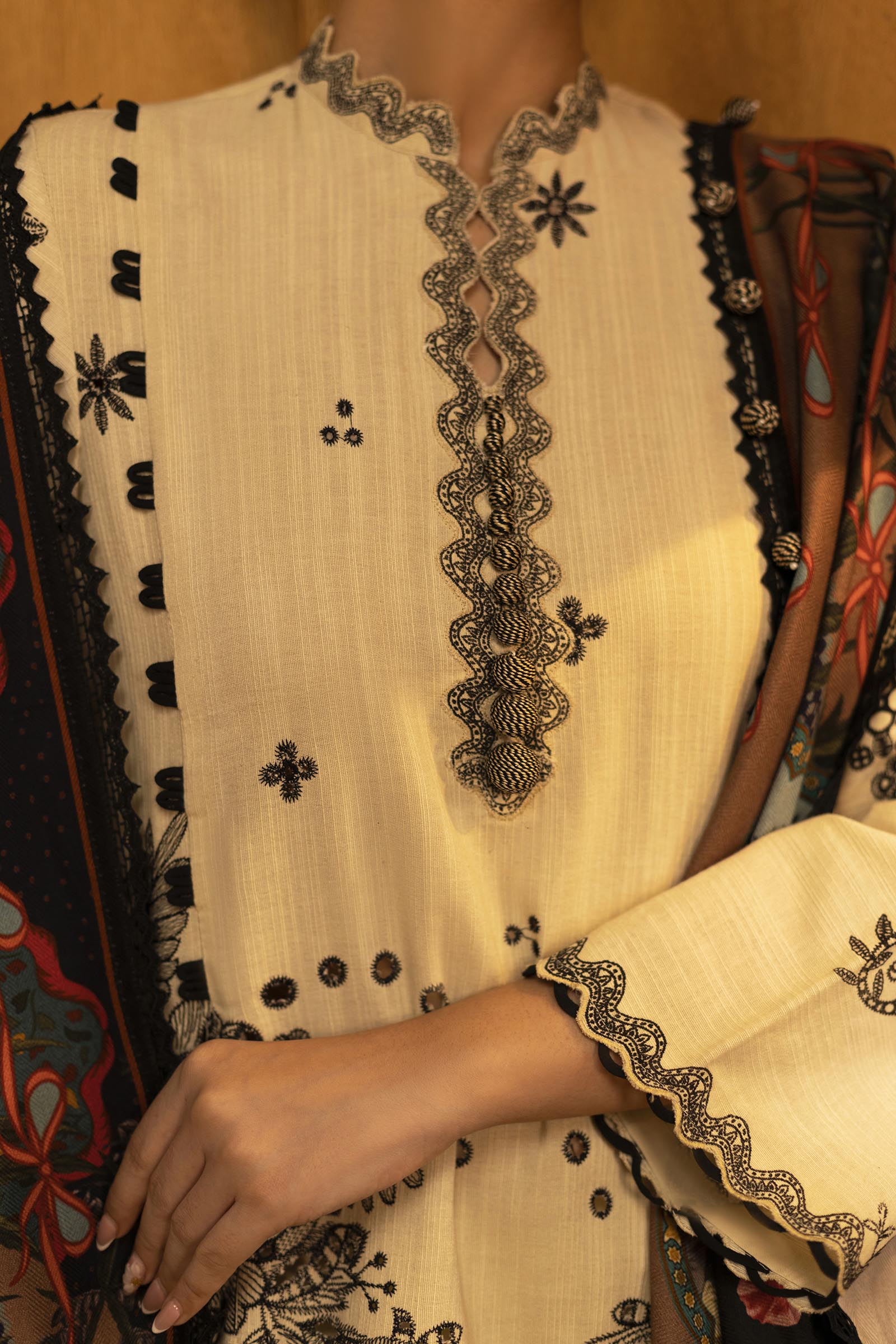 Sana Safinaz | Muzlin Winter 25 | M253-005B - Official Sana Safinaz stockist in UK - Sakeena London