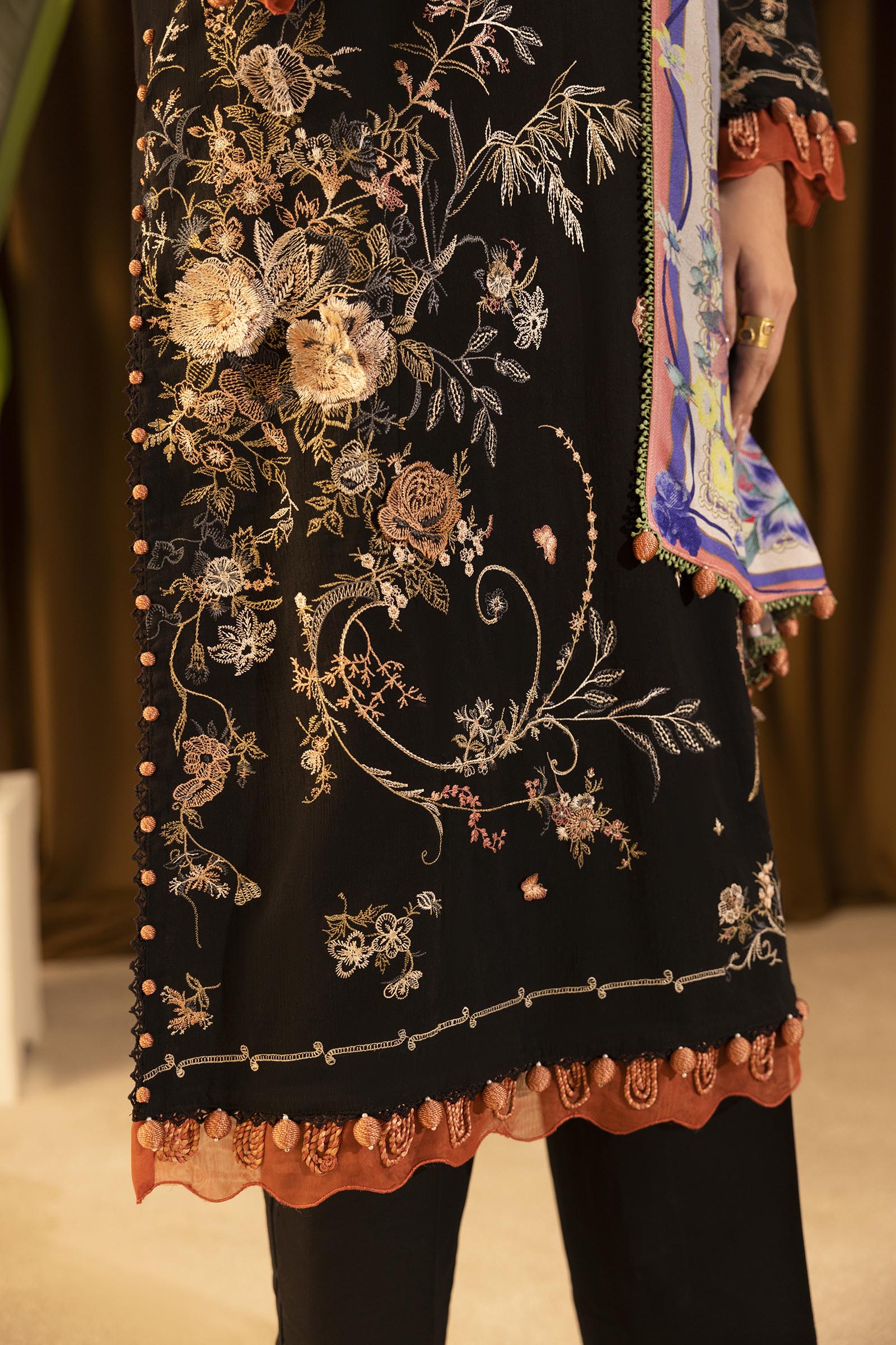 Sana Safinaz | Muzlin Winter 25 | M253-006A - Official Sana Safinaz stockist in UK - Sakeena London