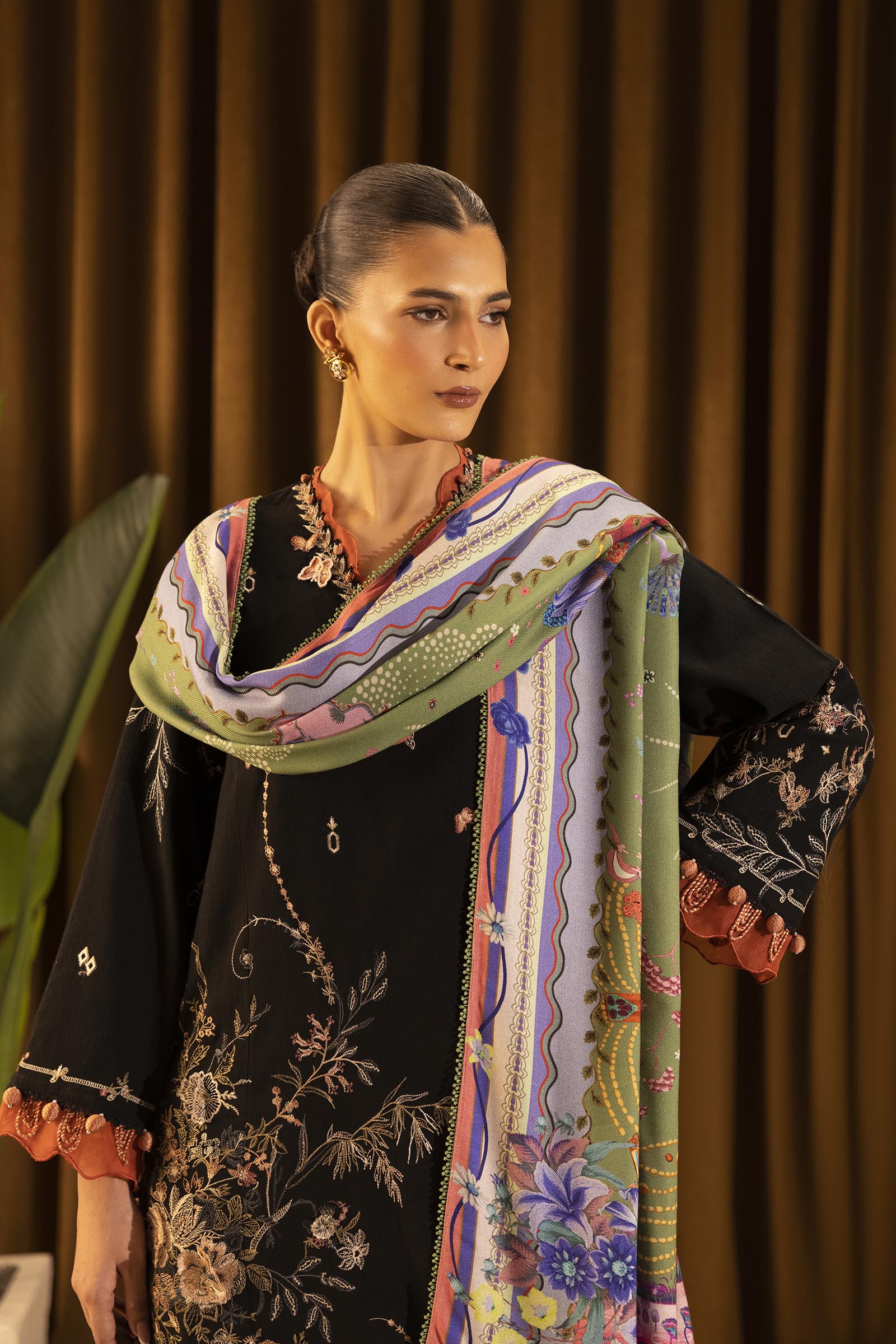 Sana Safinaz | Muzlin Winter 25 | M253-006A - Official Sana Safinaz stockist in UK - Sakeena London