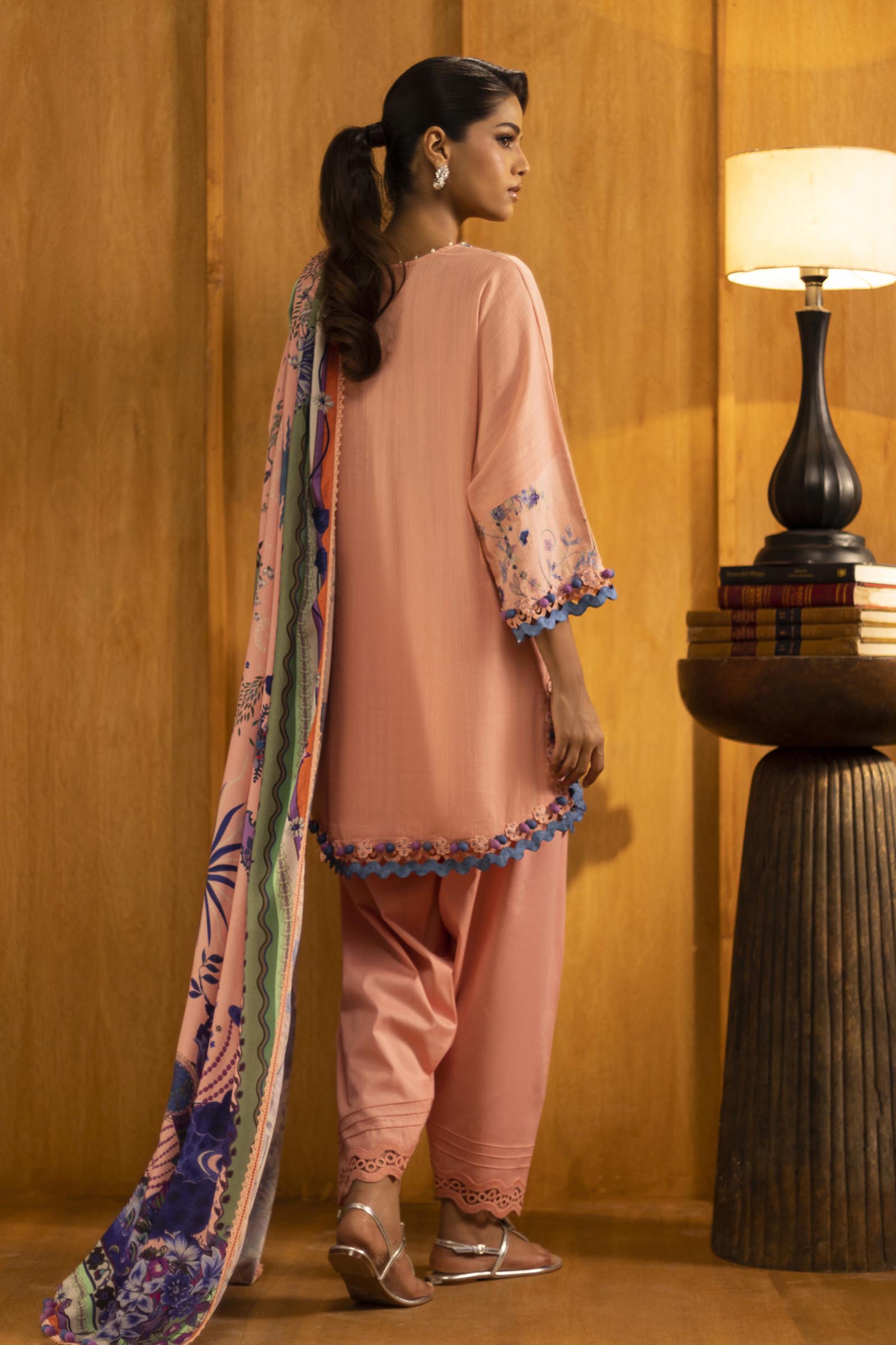 Sana Safinaz | Muzlin Winter 25 | M253-006B - Official Sana Safinaz stockist in UK - Sakeena London
