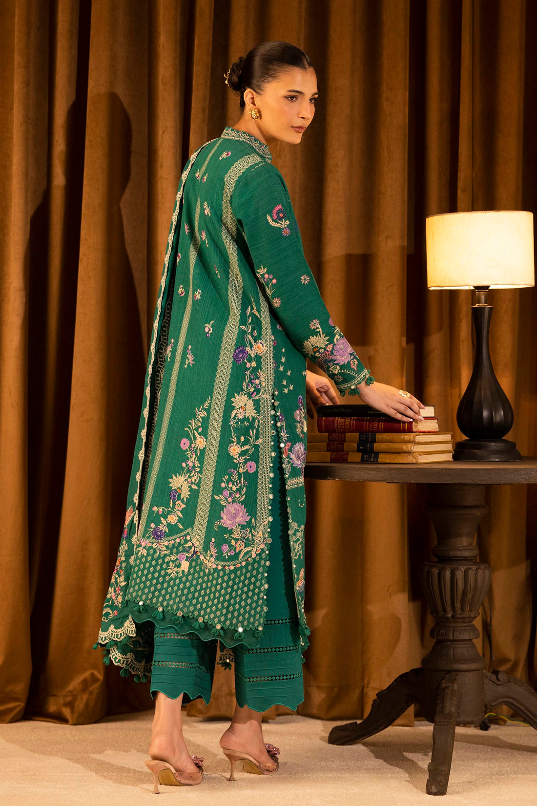 Sana Safinaz | Muzlin Winter 25 | M253-007A - Official Sana Abbas stockist in UK - Sakeena London