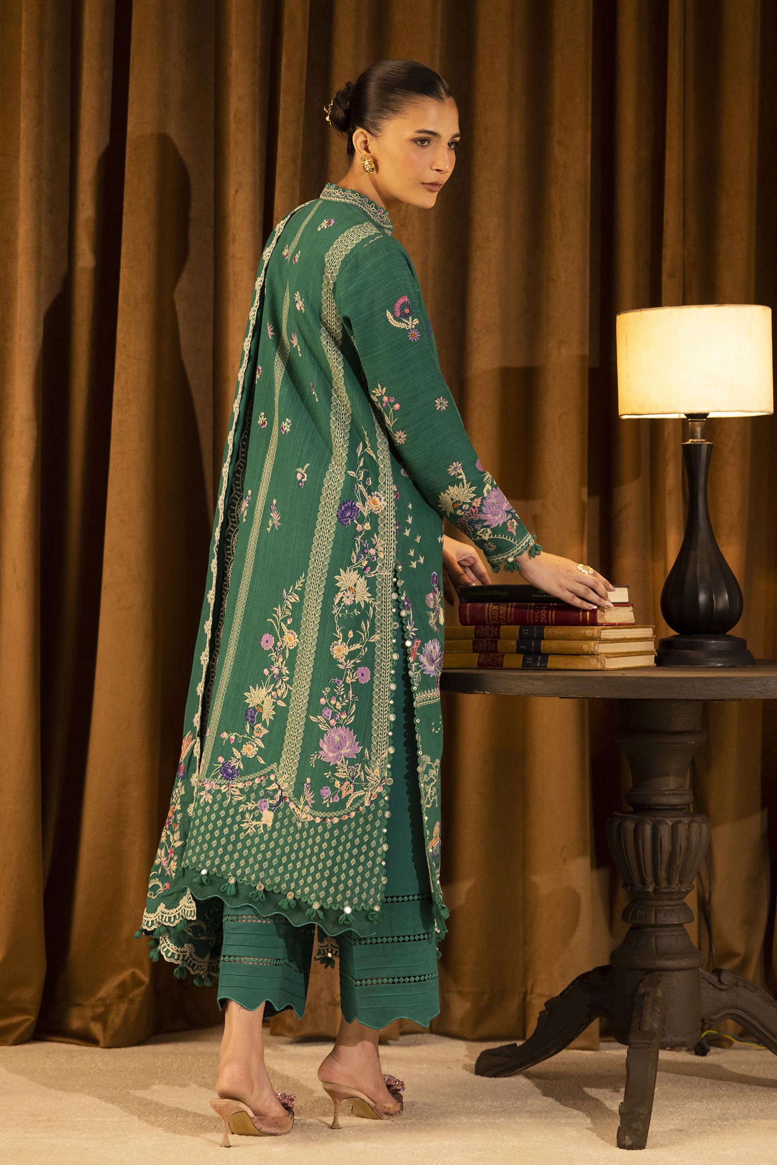 Sana Safinaz | Muzlin Winter 25 | M253-007A - Official Sana Abbas stockist in UK - Sakeena London