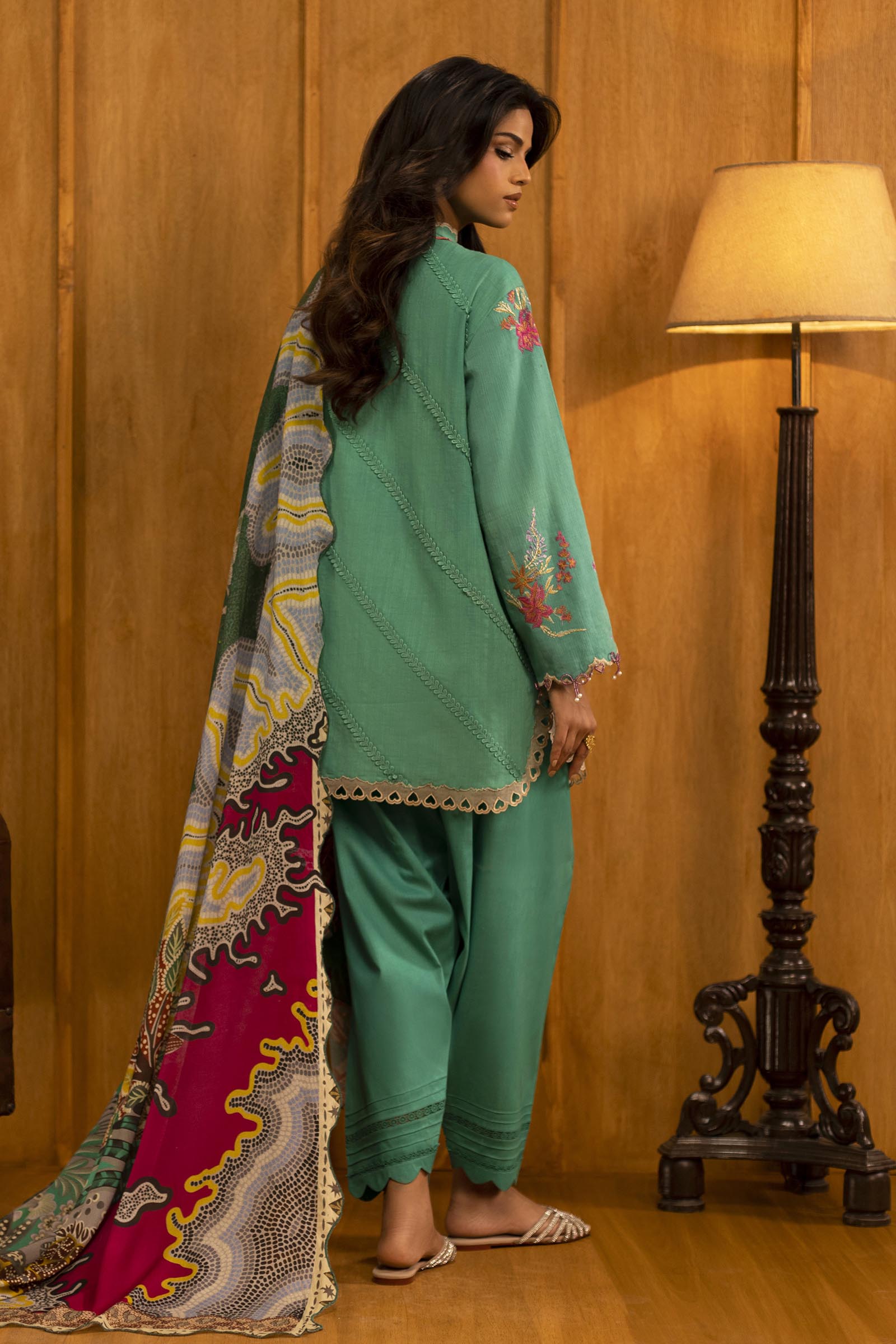 Sana Safinaz | Muzlin Winter 25 | M253-008A - Official Sana Safinaz stockist in UK - Sakeena London