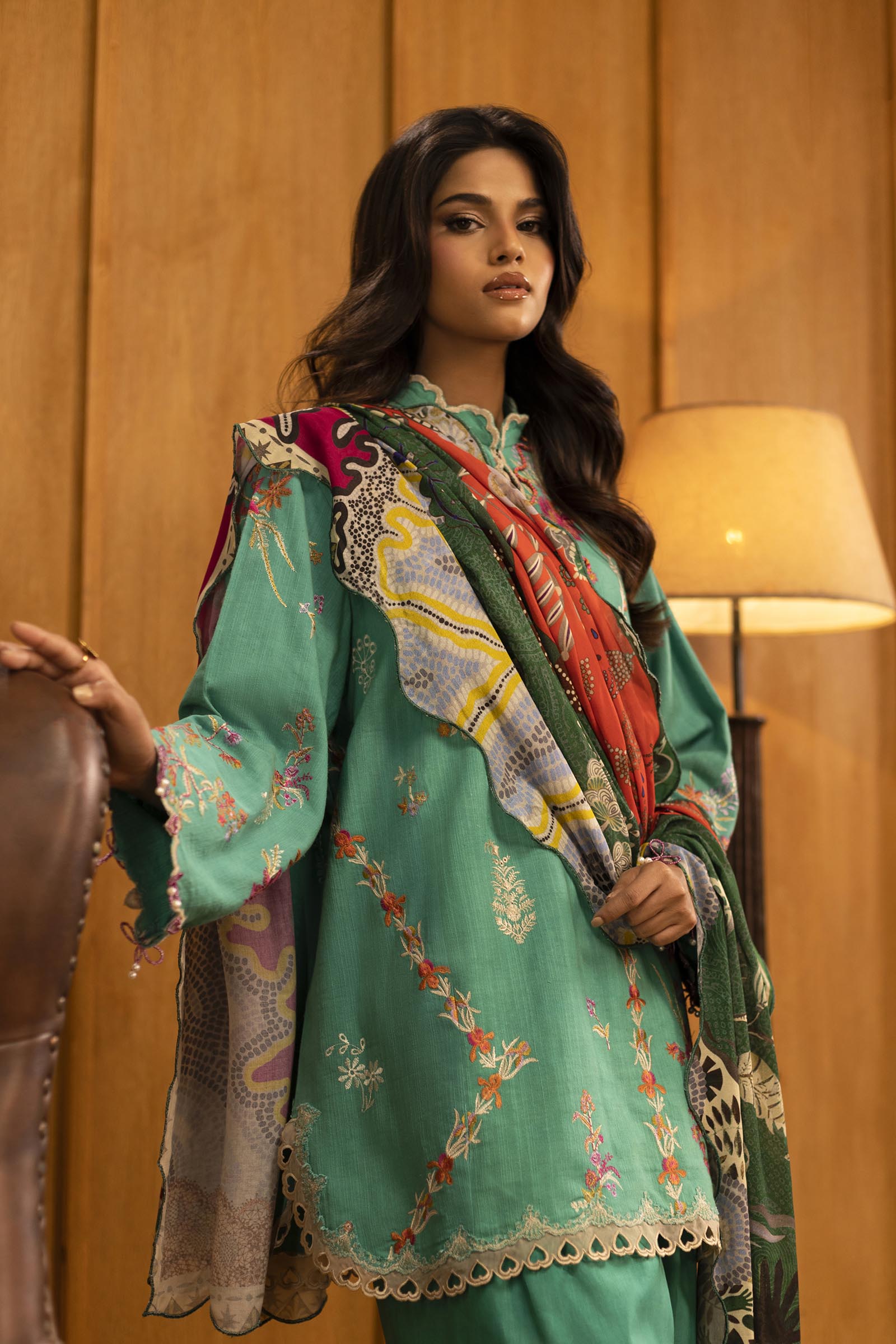 Sana Safinaz | Muzlin Winter 25 | M253-008A - Official Sana Safinaz stockist in UK - Sakeena London