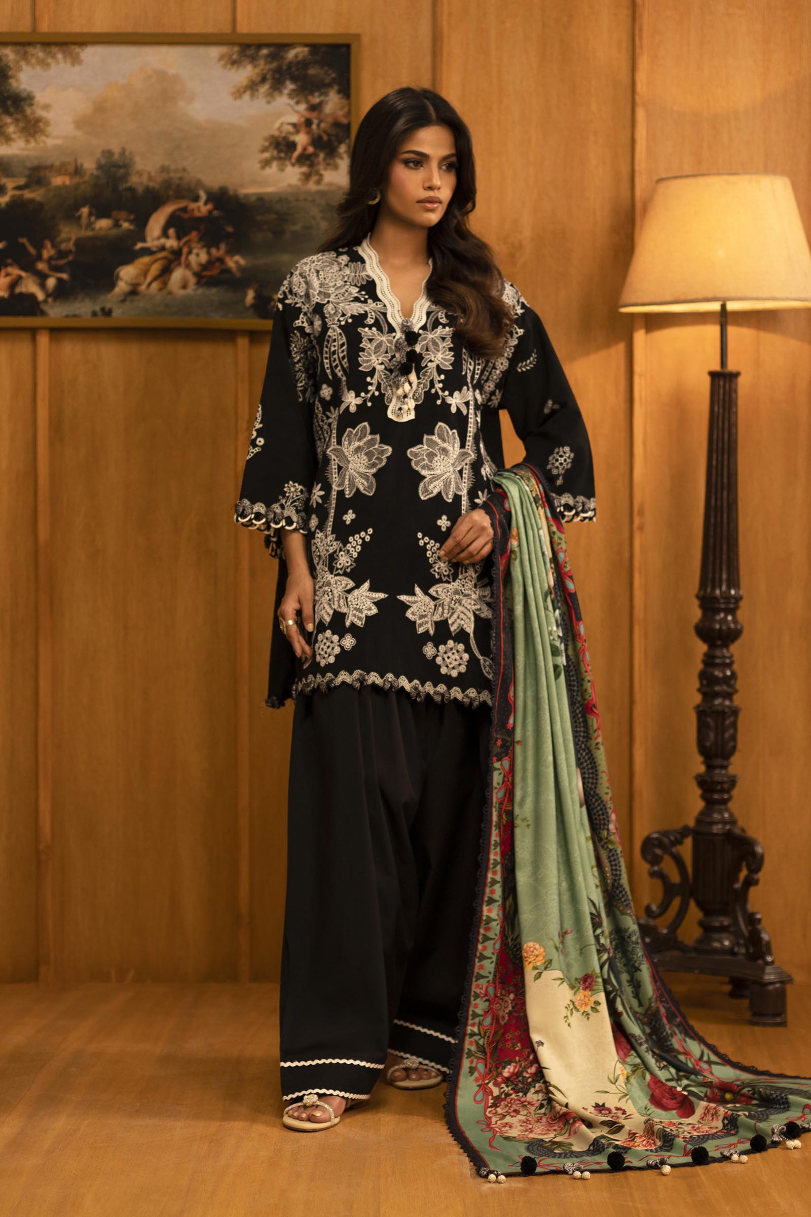 Sana Safinaz | Muzlin Winter 25 | M253-005A - Official Sana Safinaz stockist in UK - Sakeena London