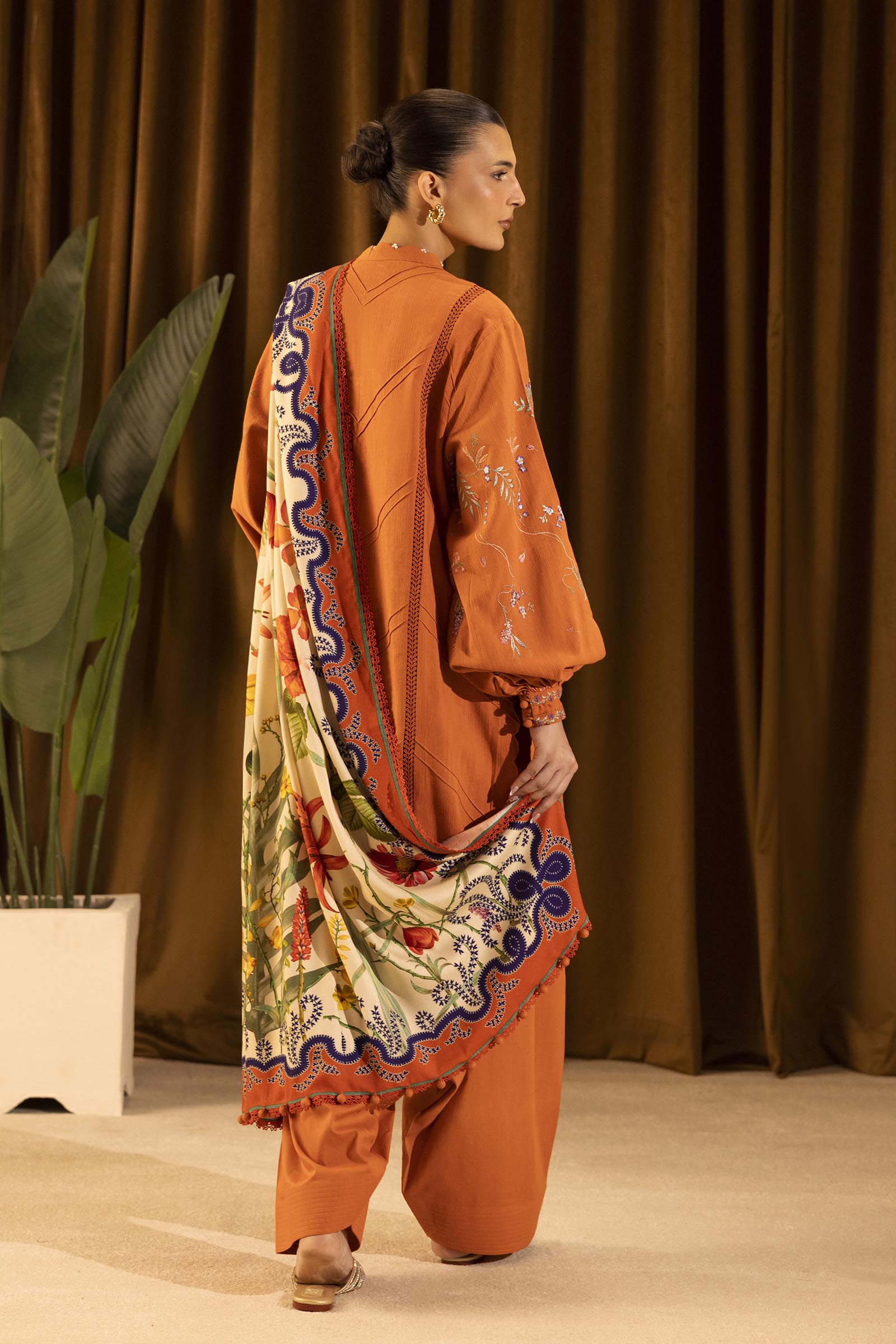 Sana Safinaz | Muzlin Winter 25 | M253-009B - Official Sana Safinaz stockist in UK - Sakeena London