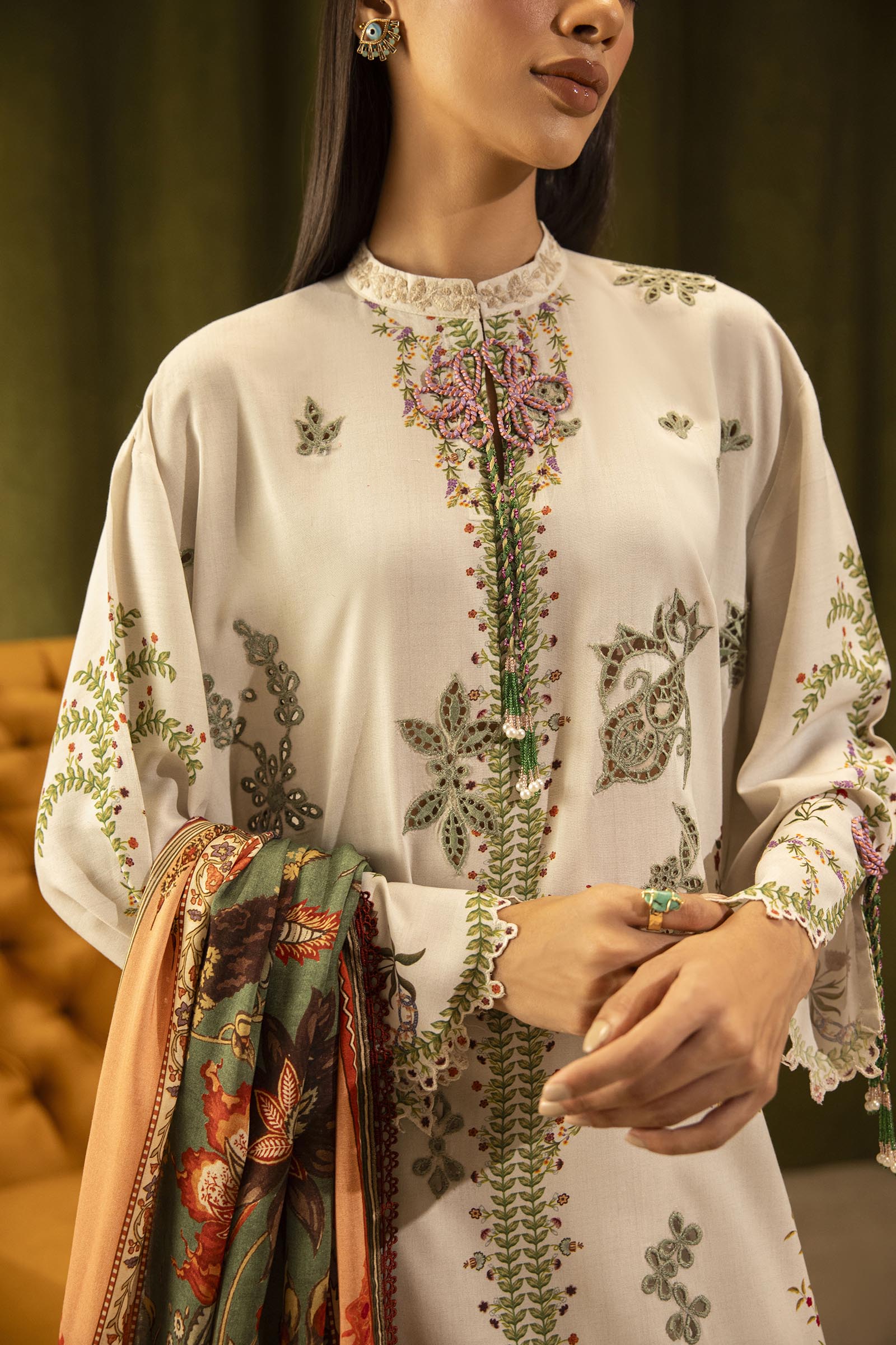 Sana Safinaz | Muzlin Winter 25 | 015A - Official Sana Safinaz stockist in UK - Sakeena London